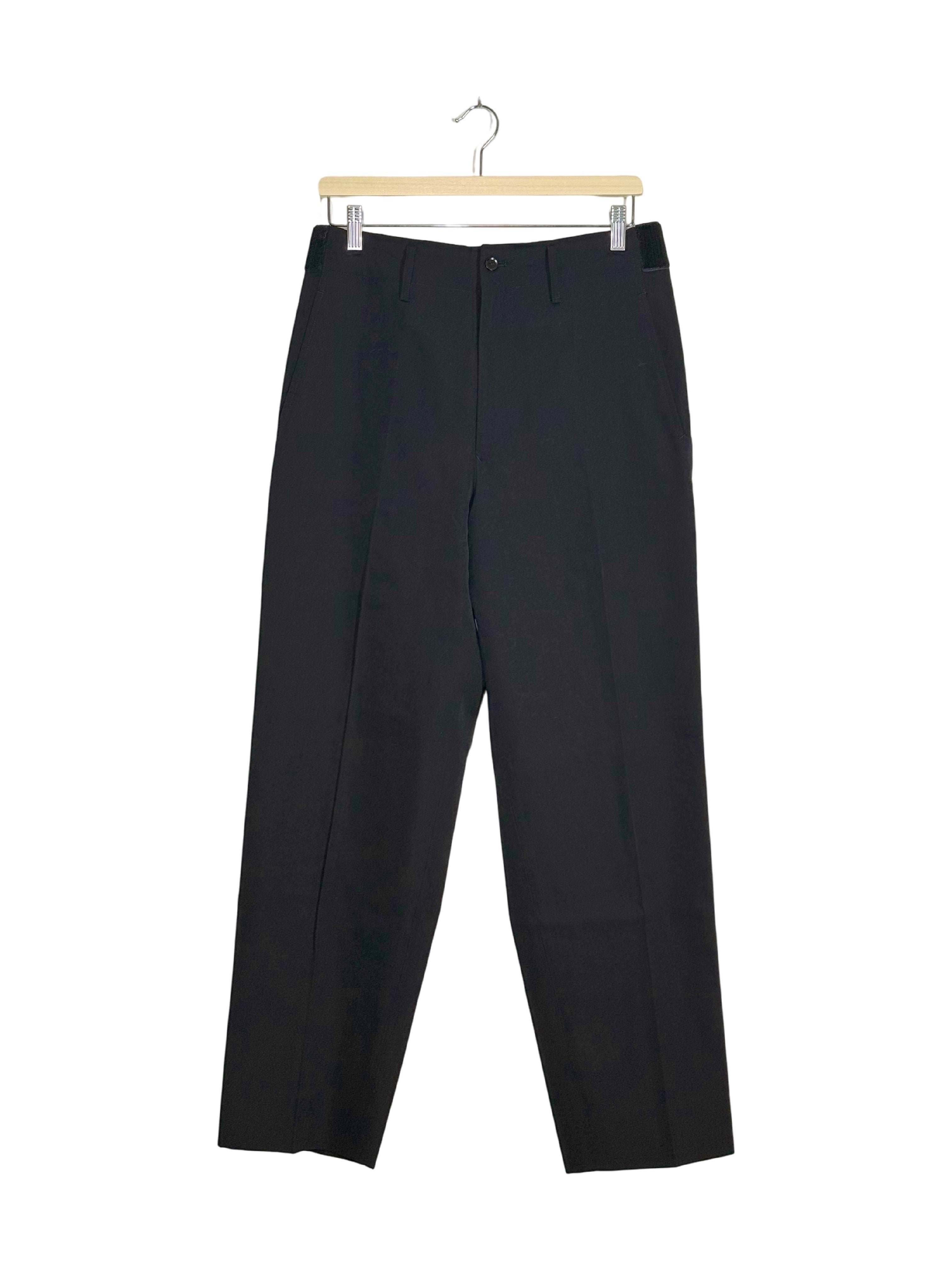 Yohji Yamamoto Pour Homme 2022AW Velcro Straps Adjust Wool Trouser
