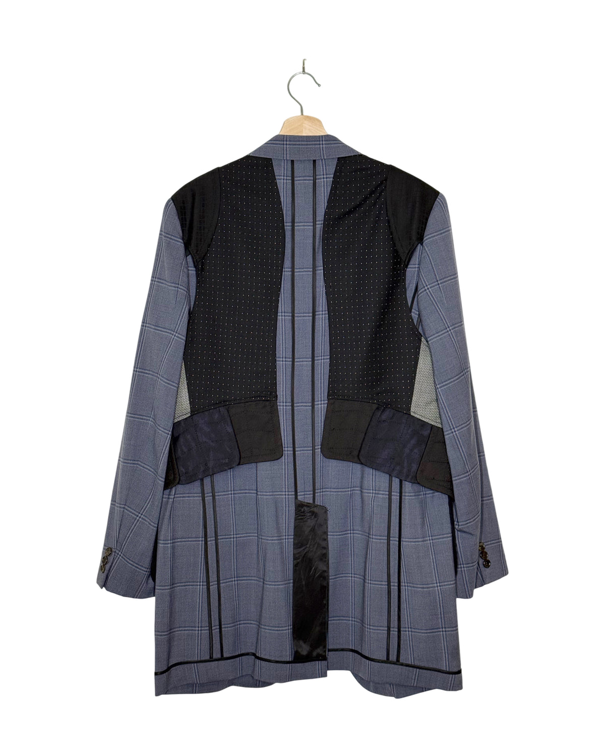 Comme des Garcons Homme Plus 2018SS Disco inside-out blazer - back view on hanger