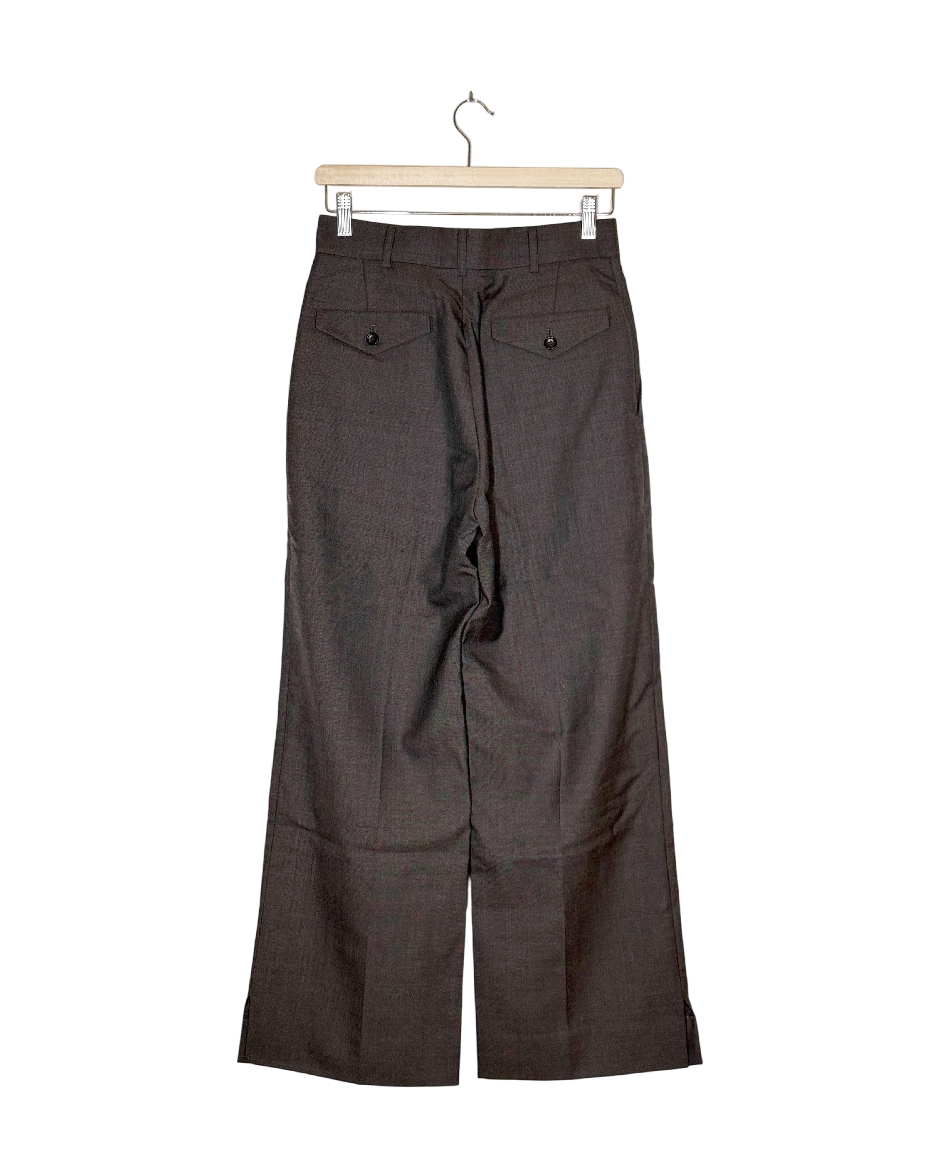 Junya Watanabe 2019AW Double-Pleated Wide-Leg Wool Trousers