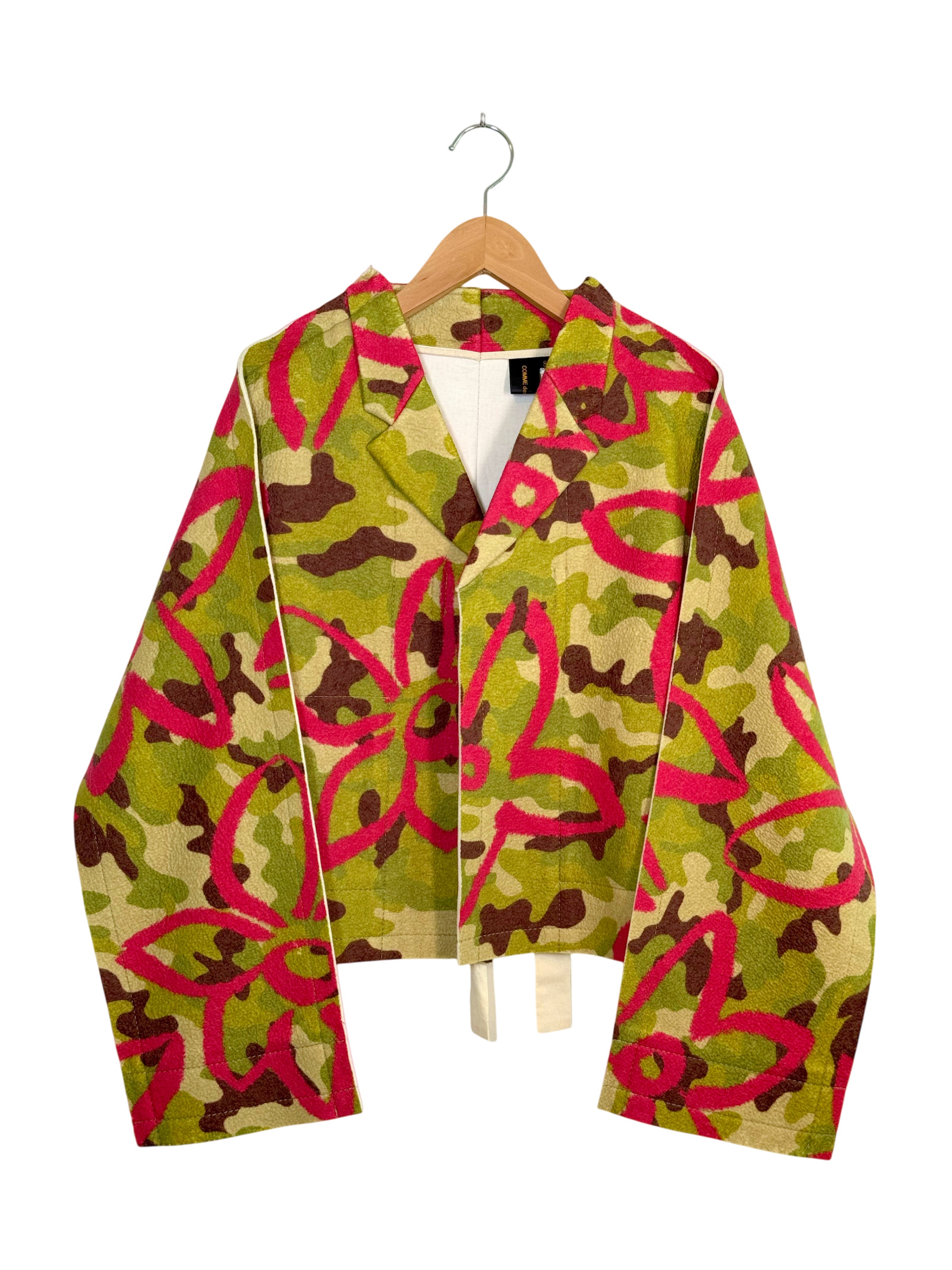 Comme Des Garcons 2012AW Runway Camo Scribble 2D Cropped Jacket
