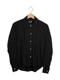 Comme des Garcons 2017SS Peter Pan Collar Pleated Button Up Shirt