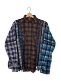 Rebuild by Needles 2025SS 7 Cuts Zipped Detachable Patchwork Shirt