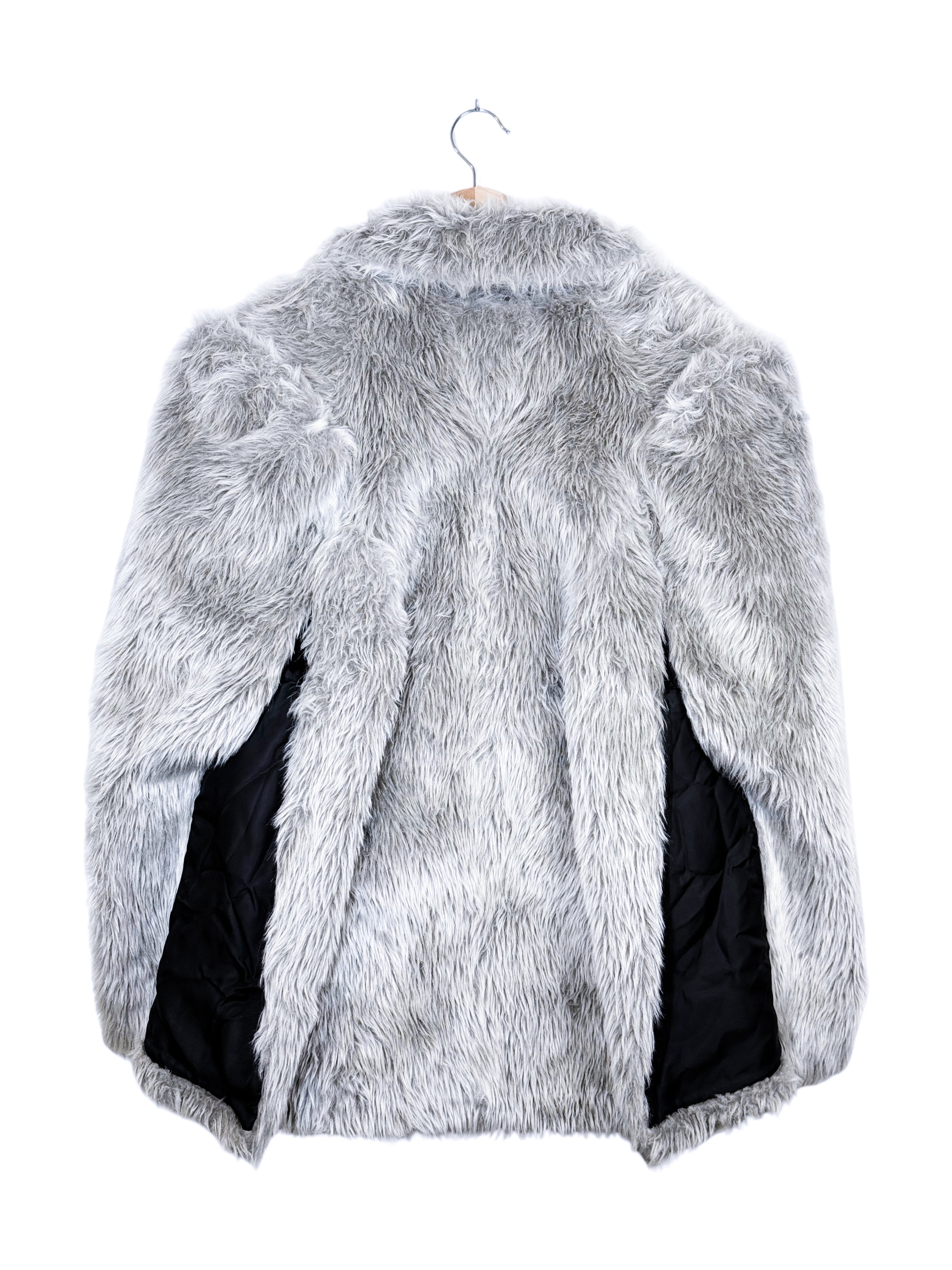 Junya Watanabe 2018AW Runway Faux Fur Cape Sleeve Coat