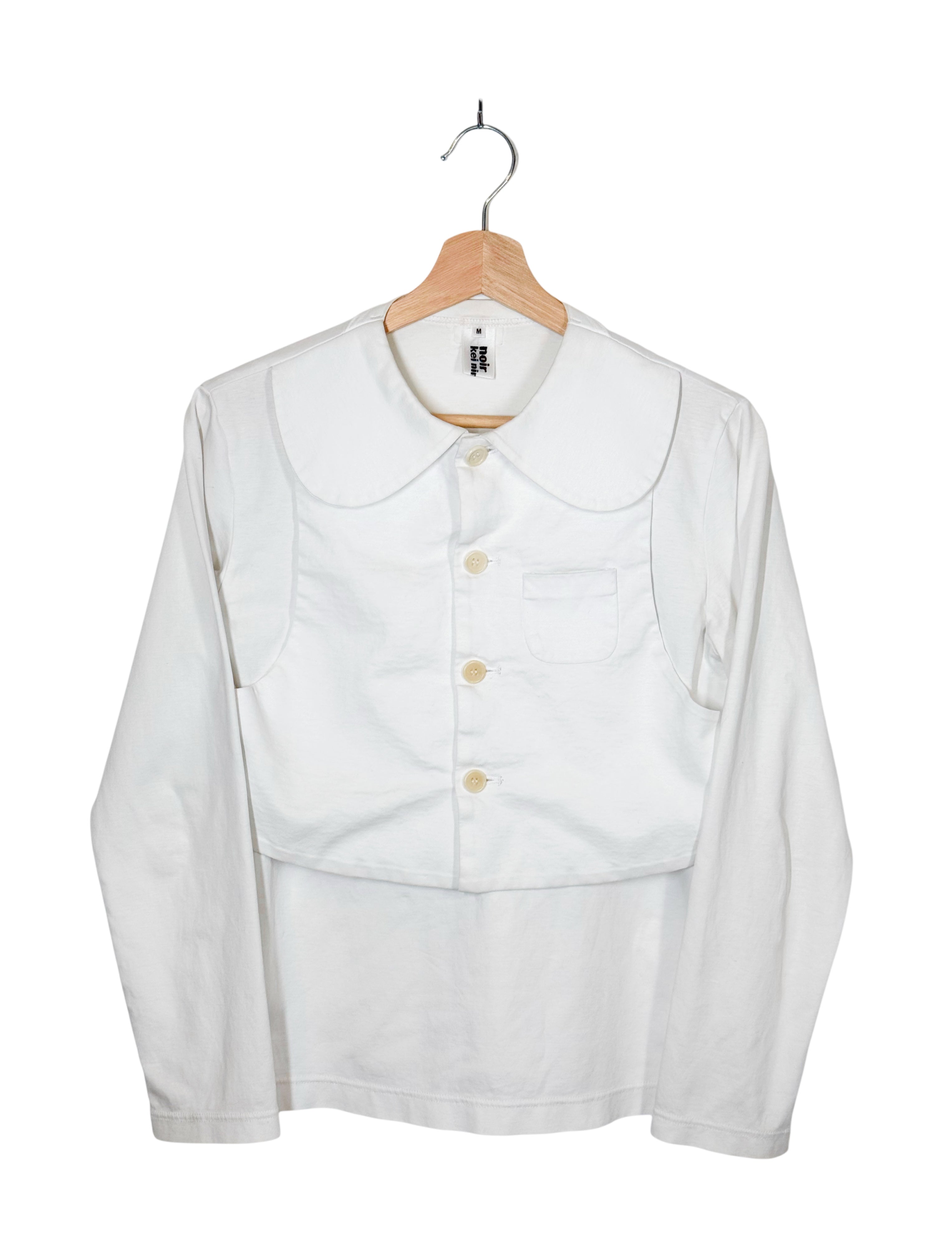 Noir Kei Ninomiya 2021AW White Casual Button Down Shirt