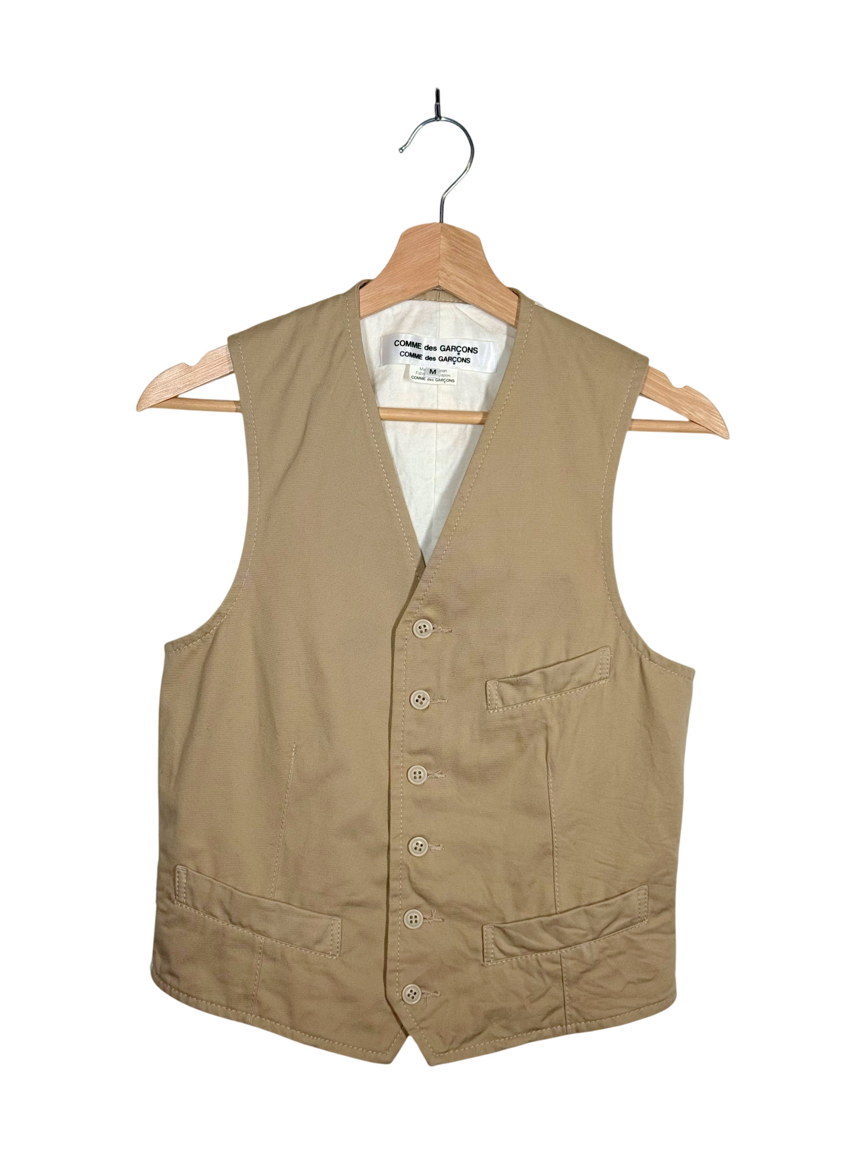 Comme des Garcons Comme des Garcons 2012SS Tan Tailored Waistcoat