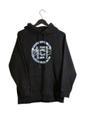 CLOT x SSUR PLUS Hong Kong Exclusive Blue and White Porcelain Fleece-Lined Hoodie