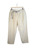 And Wander 2023AW Cotton Corduroy Pants with Pleated Front Cream Off White