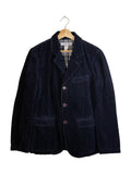 Comme Des Garcons Shirt Indigo Garment Dyed Corduroy Blazer Made in France