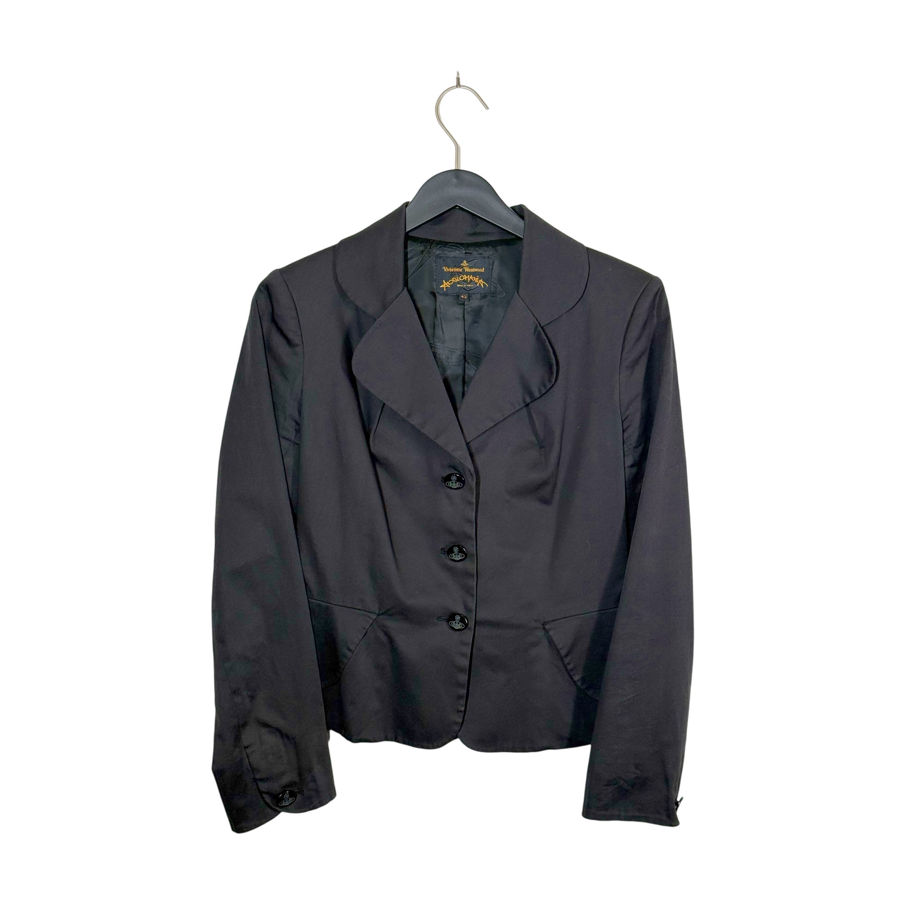 Vivienne Westwood Anglomania Twisted Black Tailored Blazer