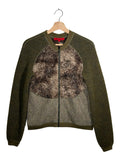 Vivienne Tam Petal Embellished Color-Block Wool Jacket