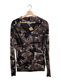 Vivienne Tam Purple Label Dreamy Butterfly Mesh Top