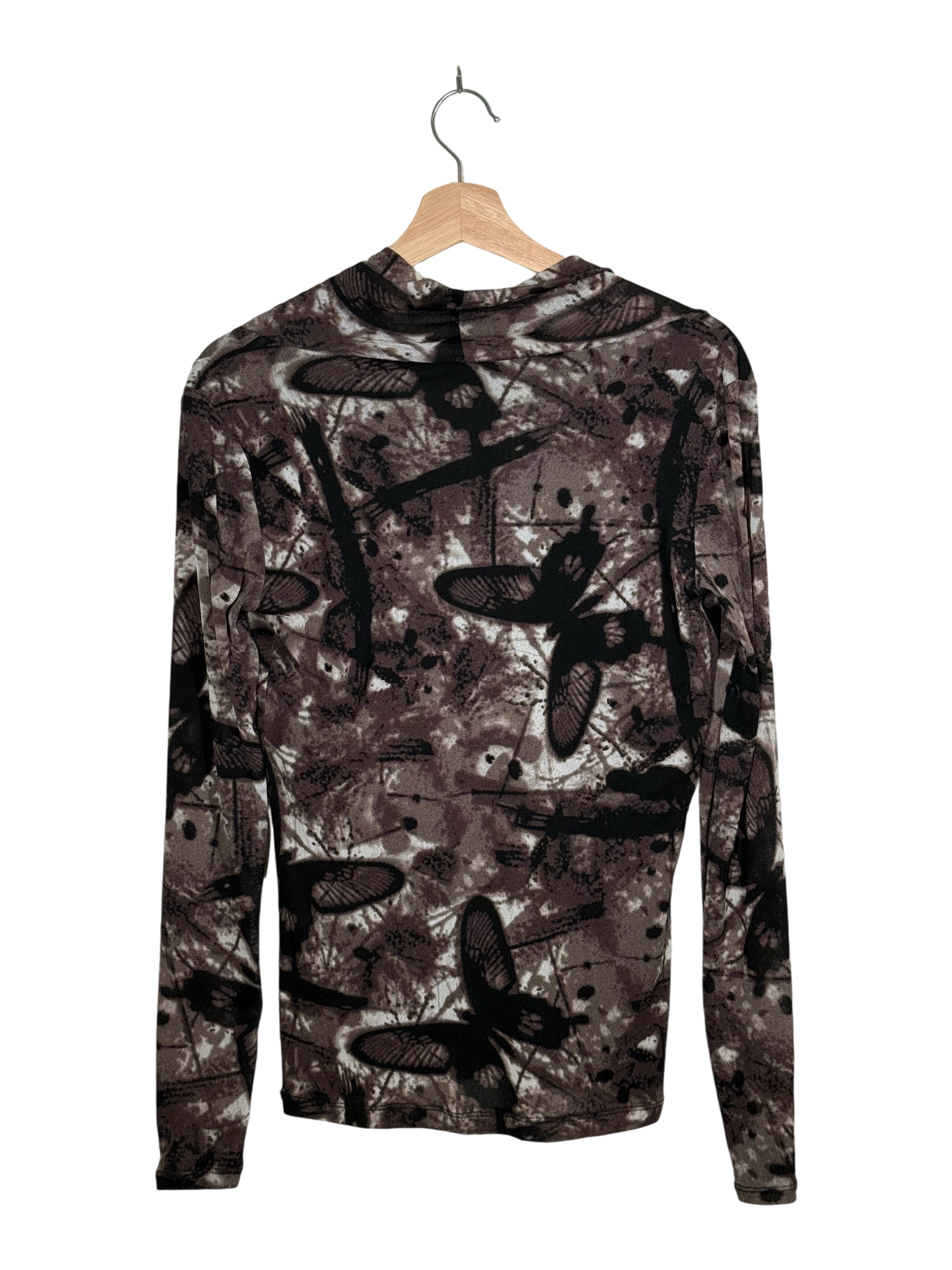 Vivienne Tam Purple Label Dreamy Butterfly Mesh Top
