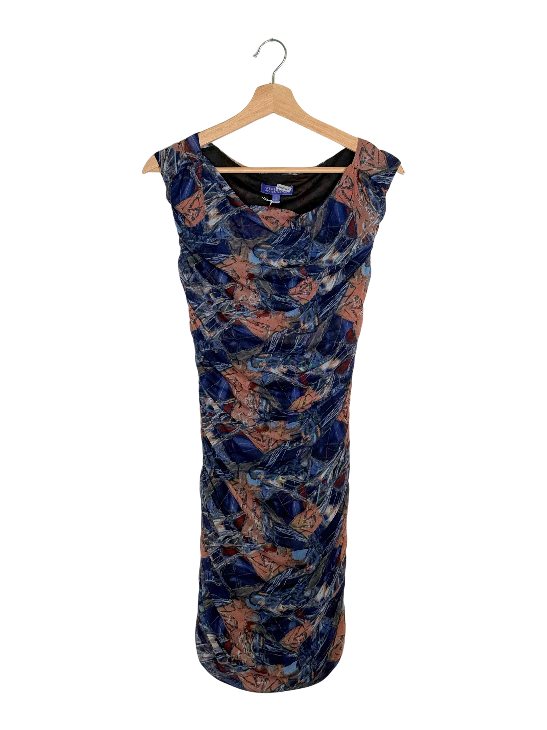 Vivienne Tam Purple Label Kaleidoscope Mesh Dress