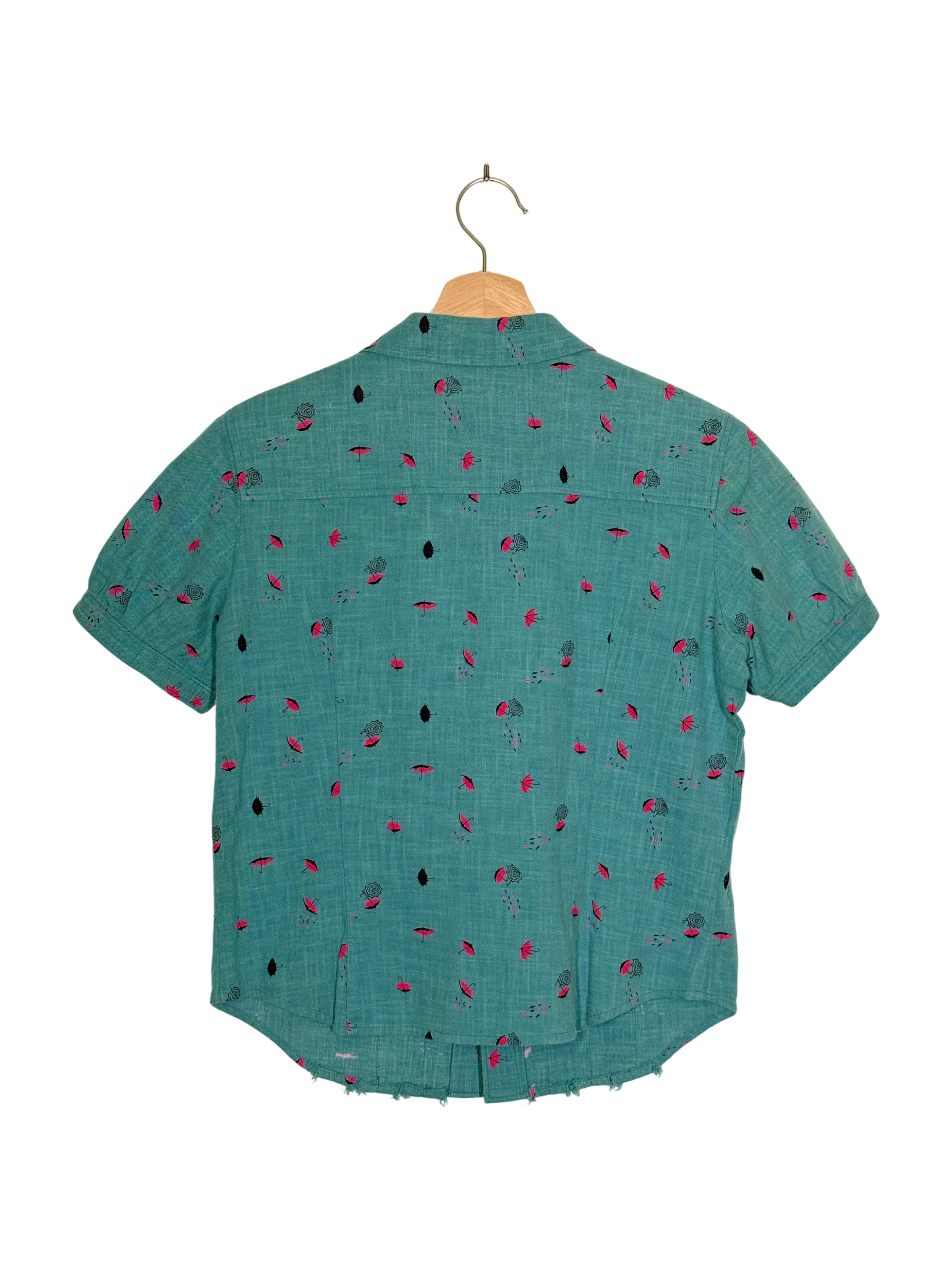Undercover 2002SS Haze Jacquard Short Sleeve Shirt