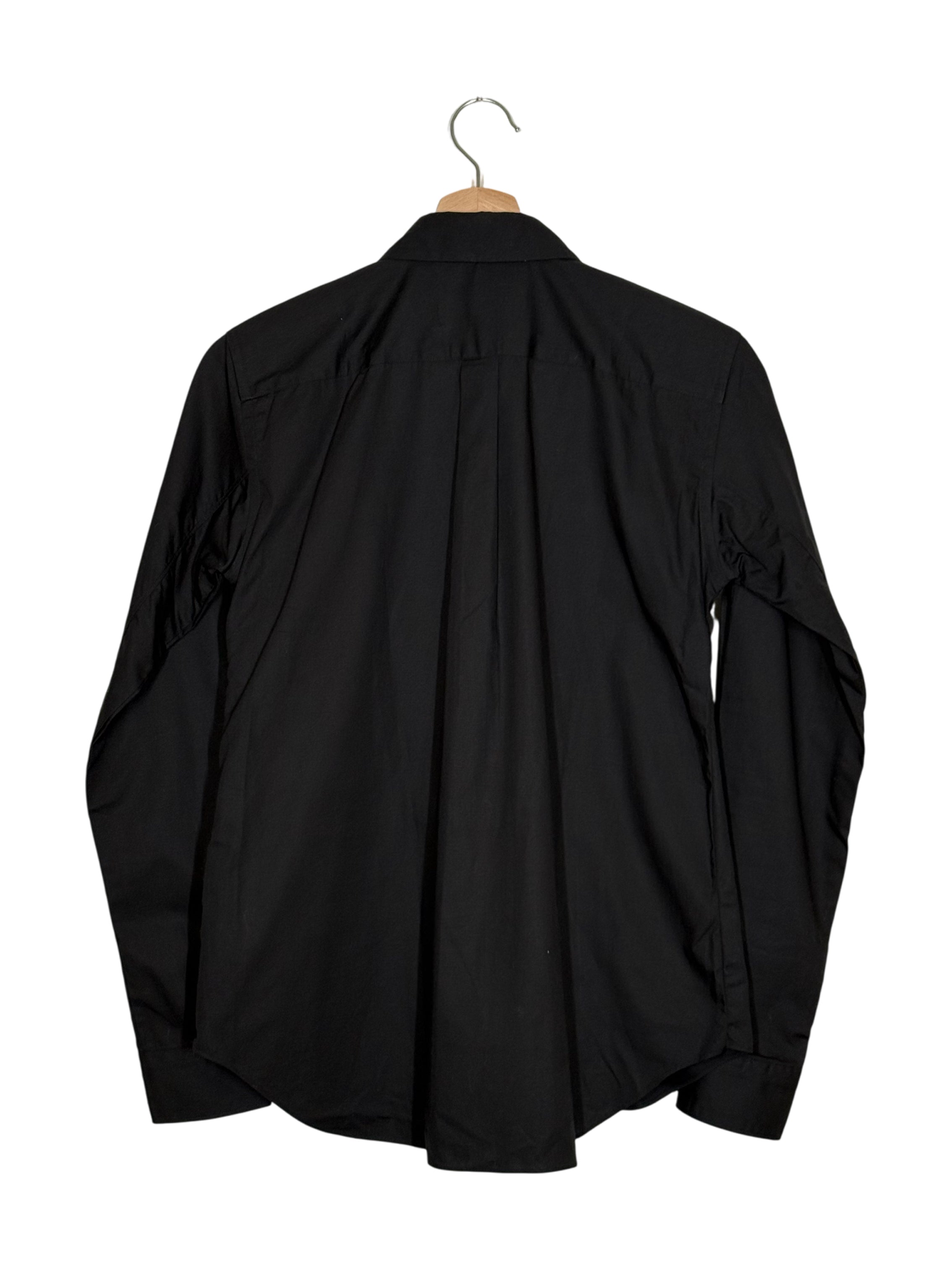 Black Comme Des Garcons 2019AW Triple Zip Deconstructed Shirt