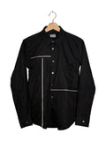 Black Comme Des Garcons 2019AW Triple Zip Deconstructed Shirt