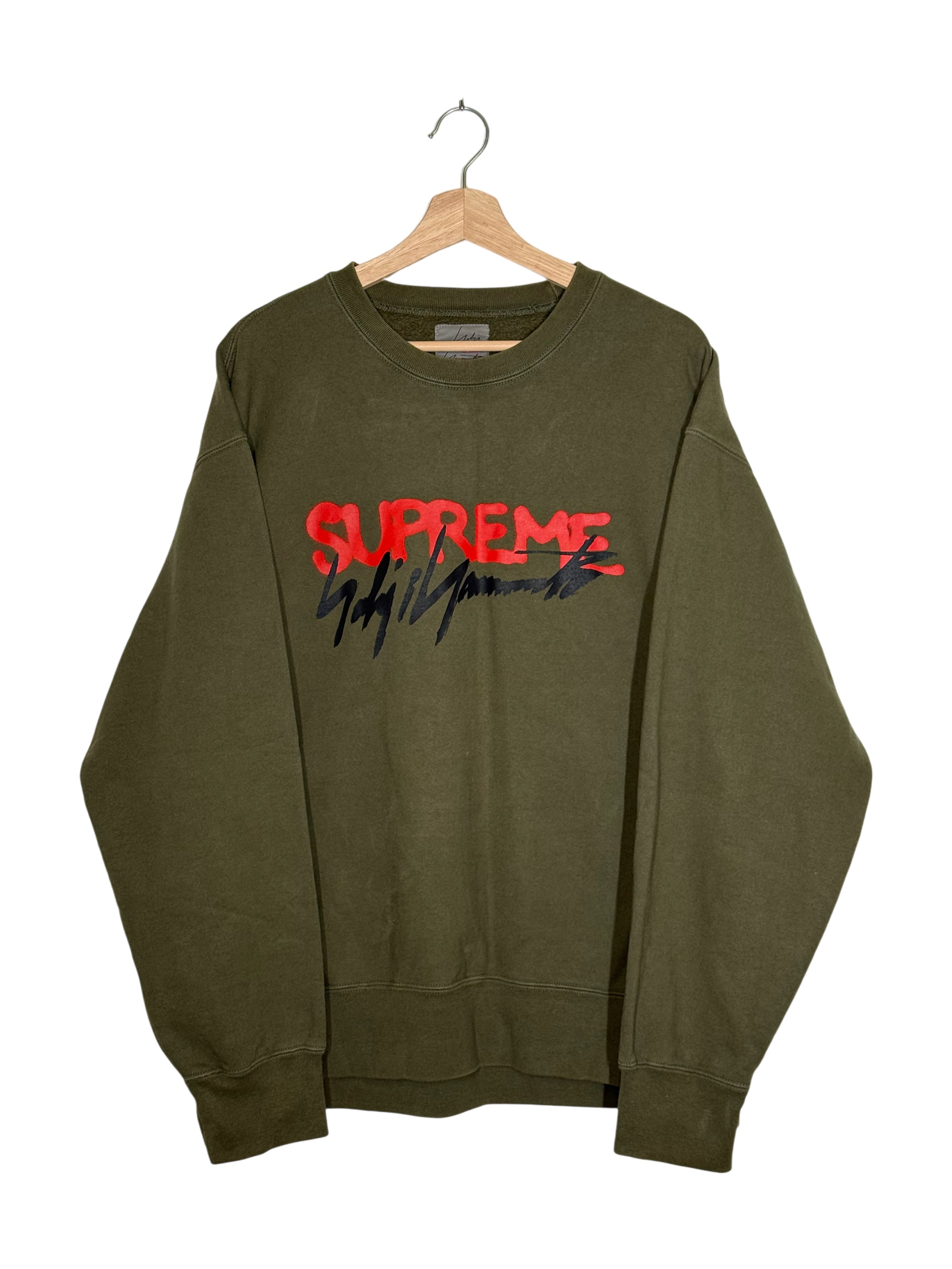 Yohji Yamamoto x Supreme Collaboration 2020AW Graphic Print Crewneck Sweatshirt