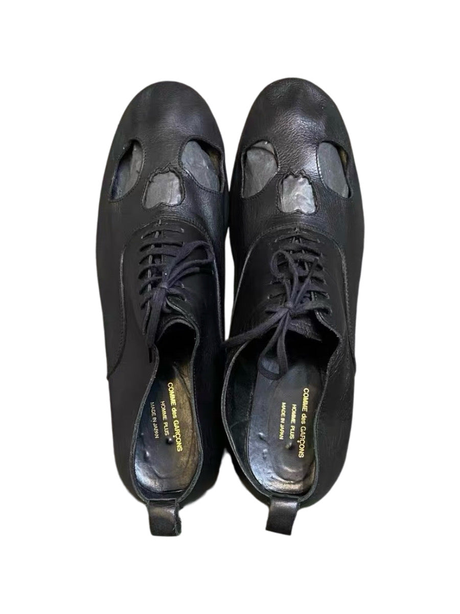 Comme des Garcons Homme Plus 2011SS Runway Skull Cut-Out Derby Shoes