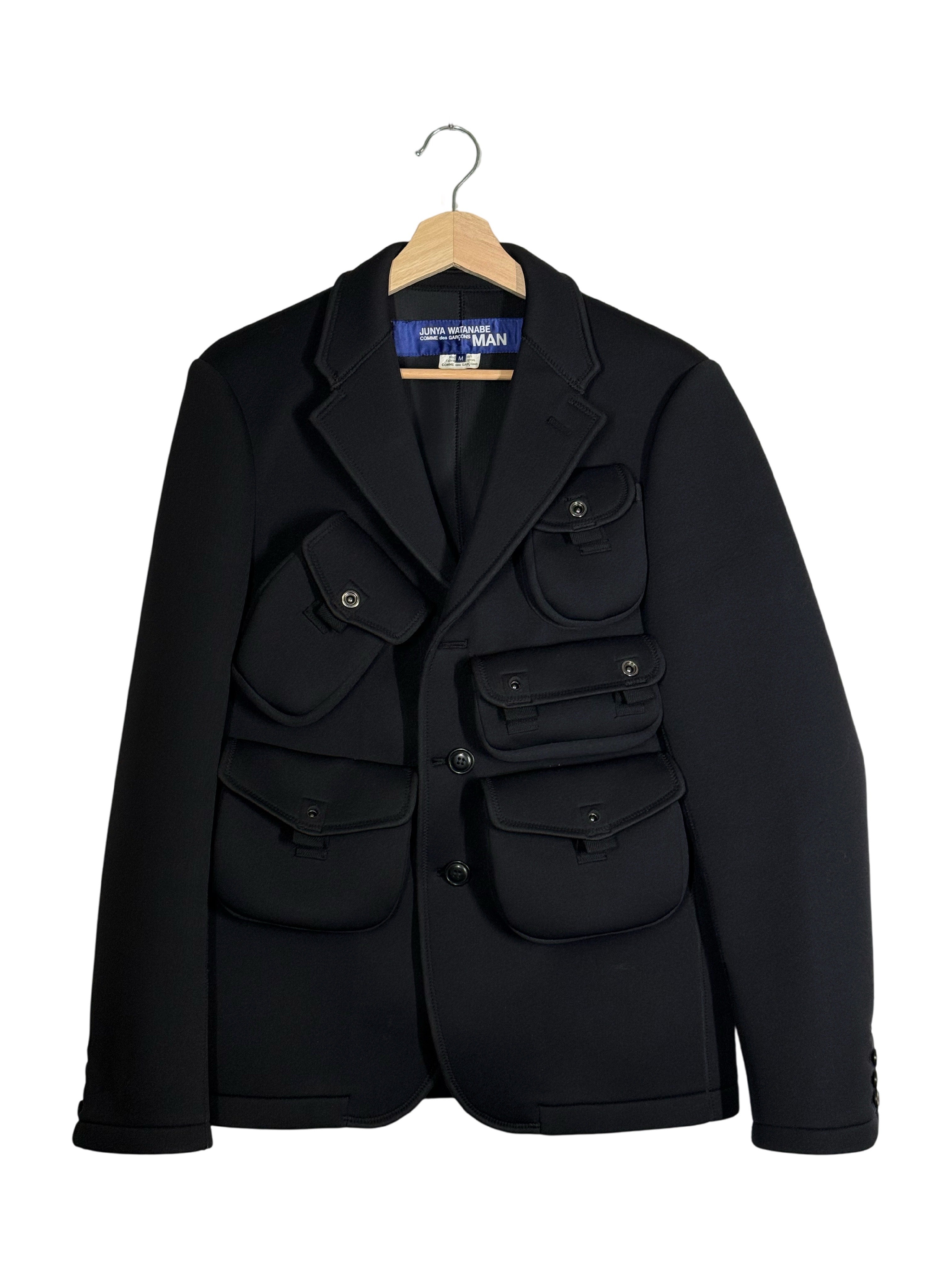 Junya Watanabe MAN 2016AW Runway Neoprene Multi-Pocket Cargo Blazer