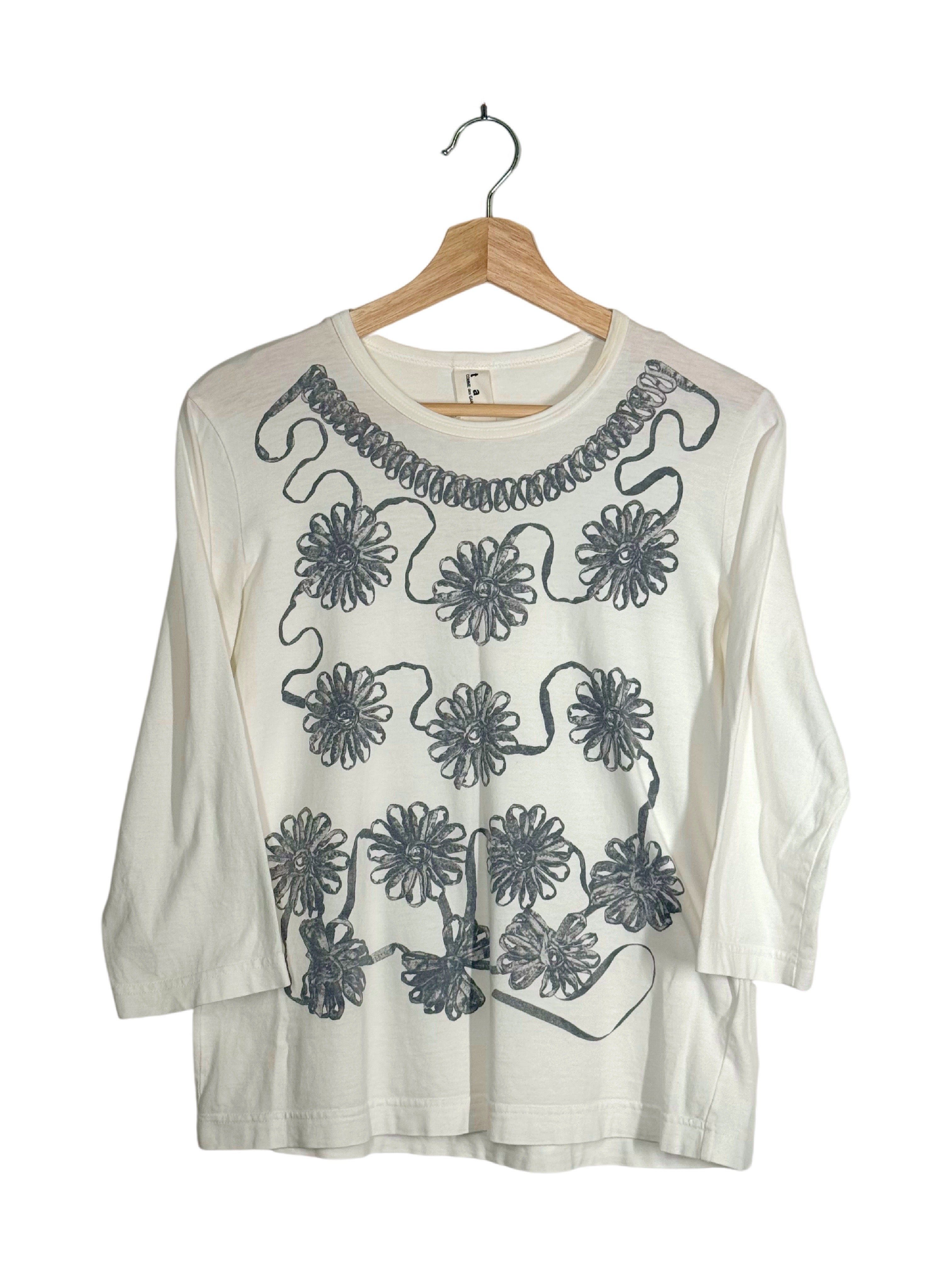 Tao 2008AW Shimmering Illusions Runway Floral Motif Tee