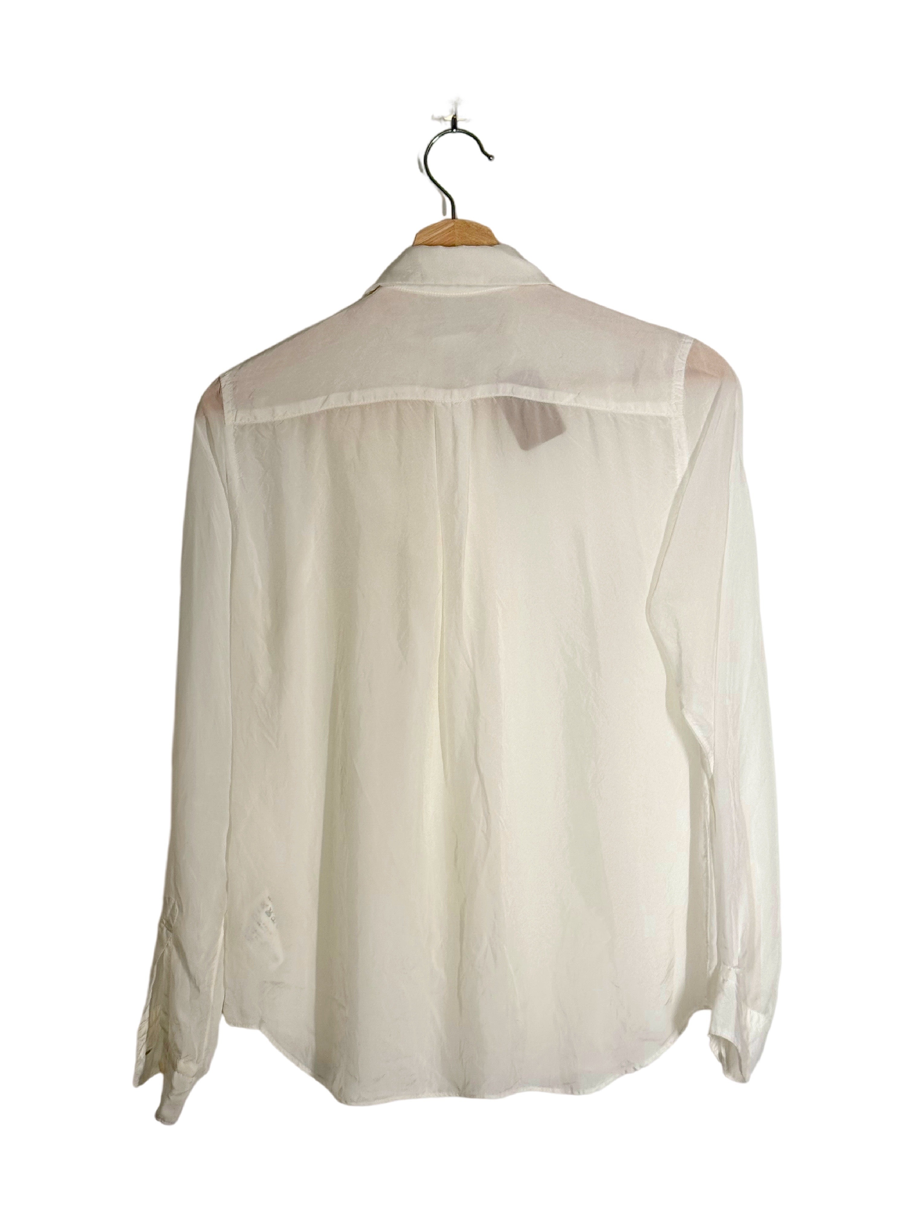 Comme Des Garcons 2016AW Double Bow Chiffon Shirt