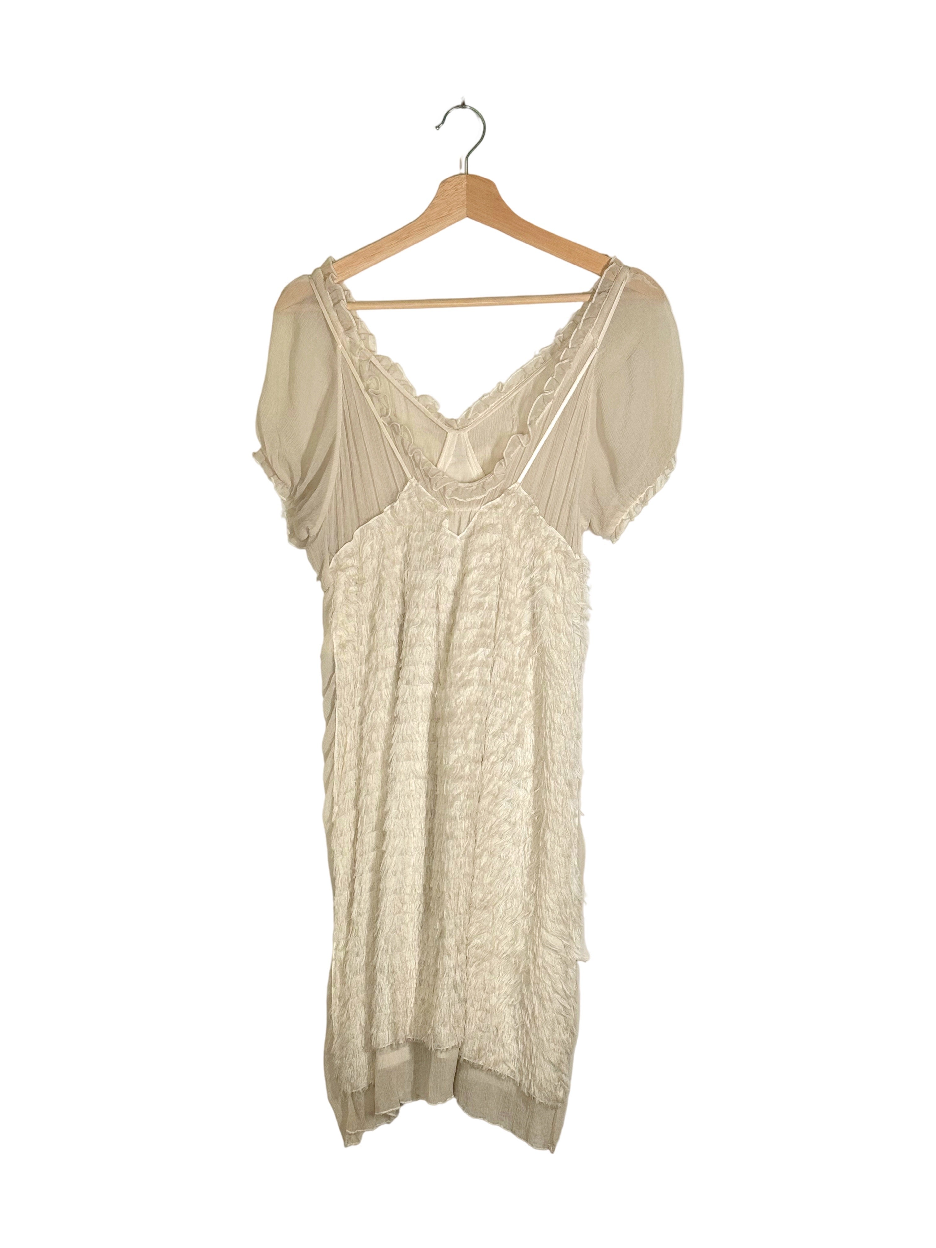 Undercover 2009SS Grace Runway Sheer Feather Dress