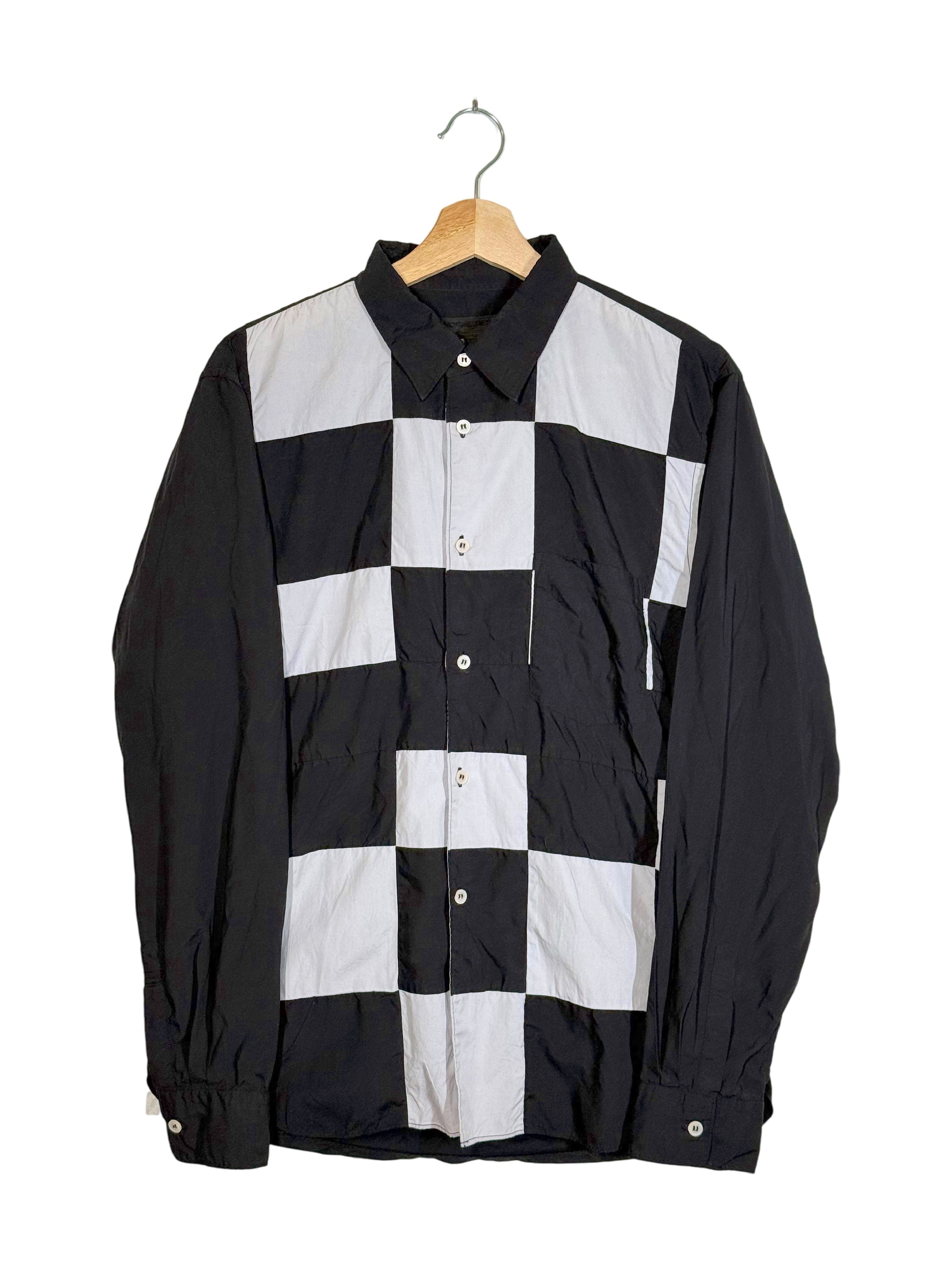 Comme Des Garcons Homme Deux Garment-Dyed Patchwork Shirt