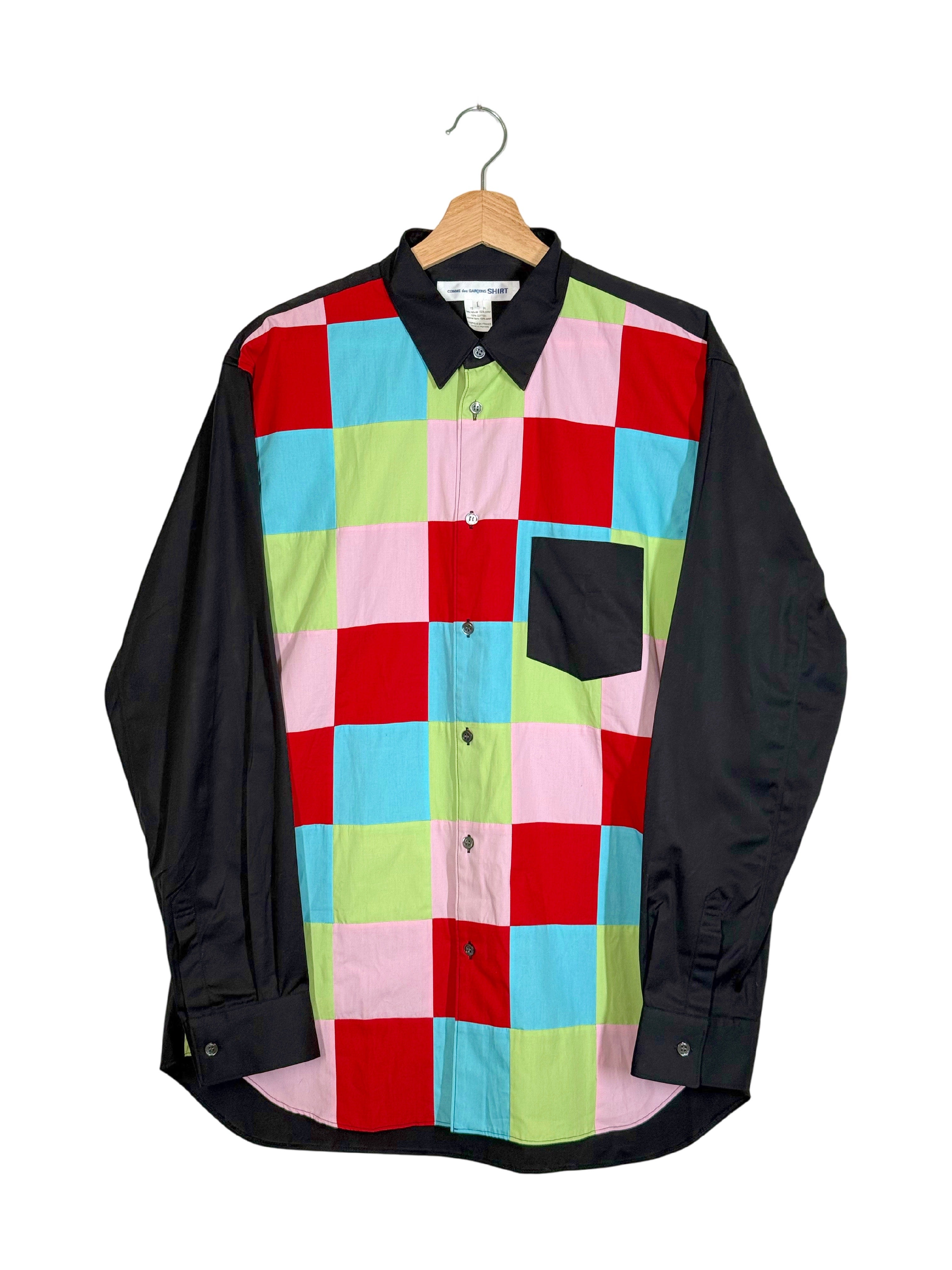 Comme Des Garcons Shirt 2024AW Runway Color Checked Shirt
