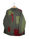 Comme Des Garcons Homme 2023AW Check Patchwork Utility Shirt