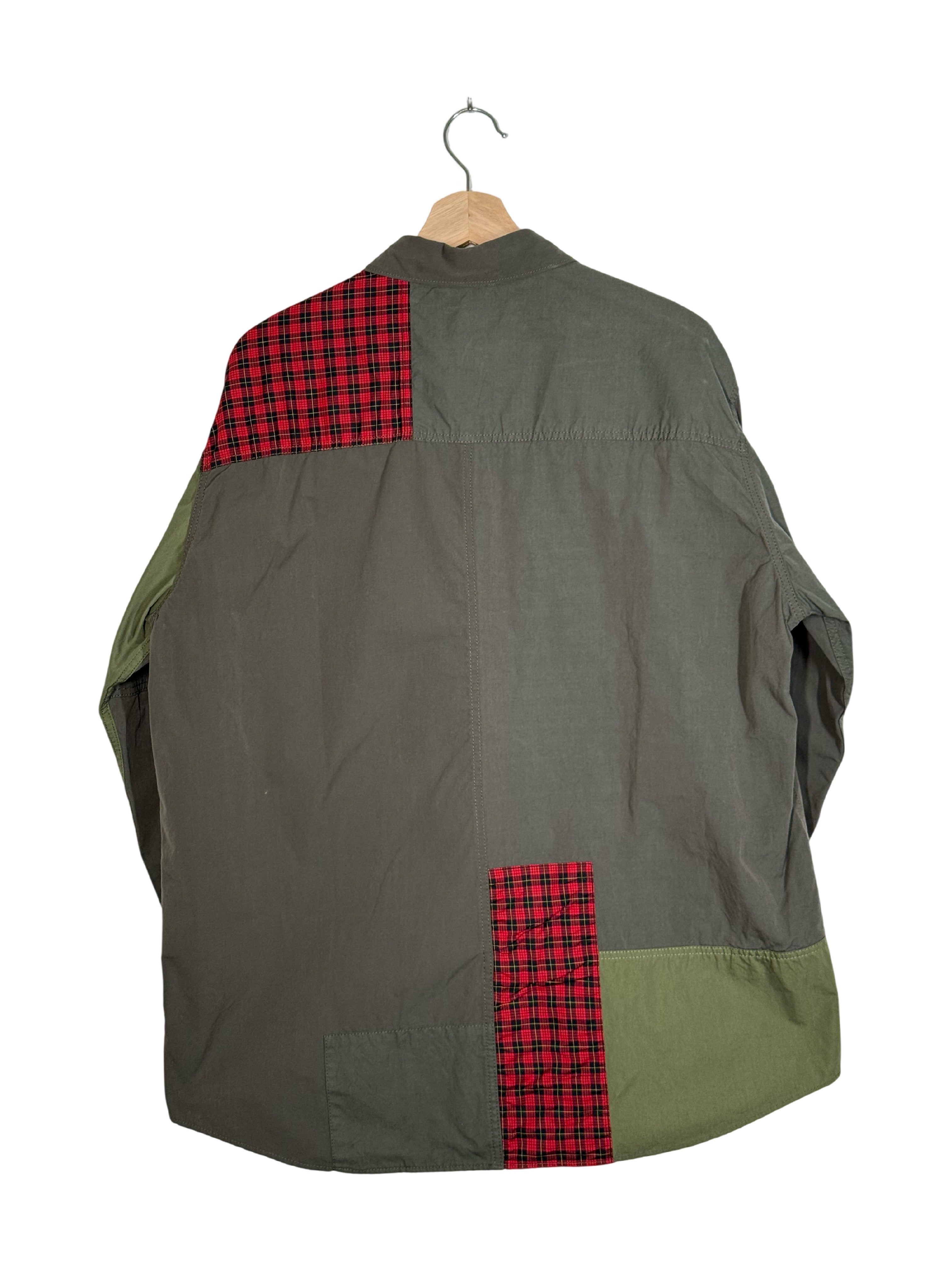 Comme Des Garcons Homme 2023AW Check Patchwork Utility Shirt