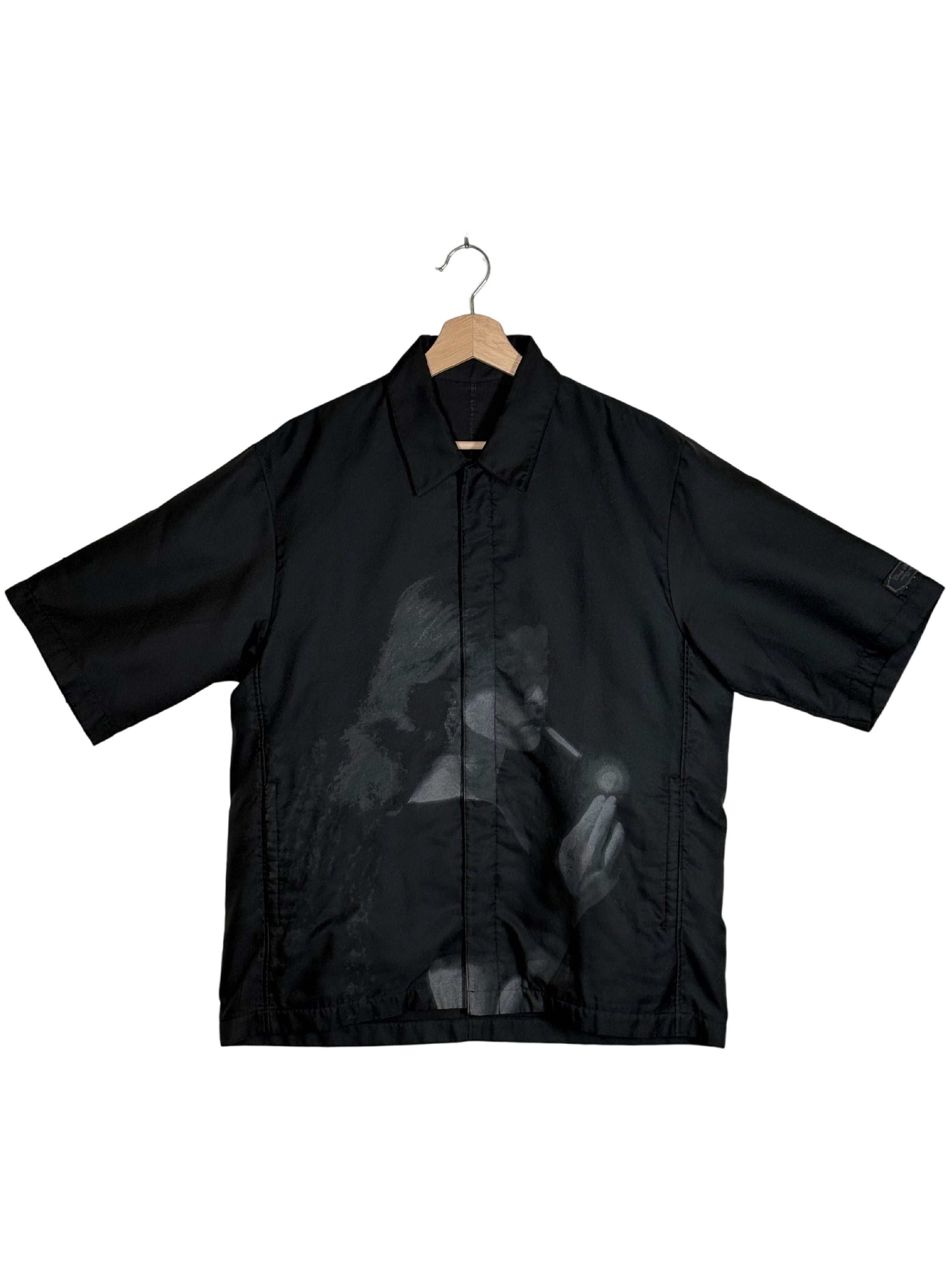 Undercover 2020SS Runway Cindy Sherman Collab Smoking Girl Short Sleeve Shirt