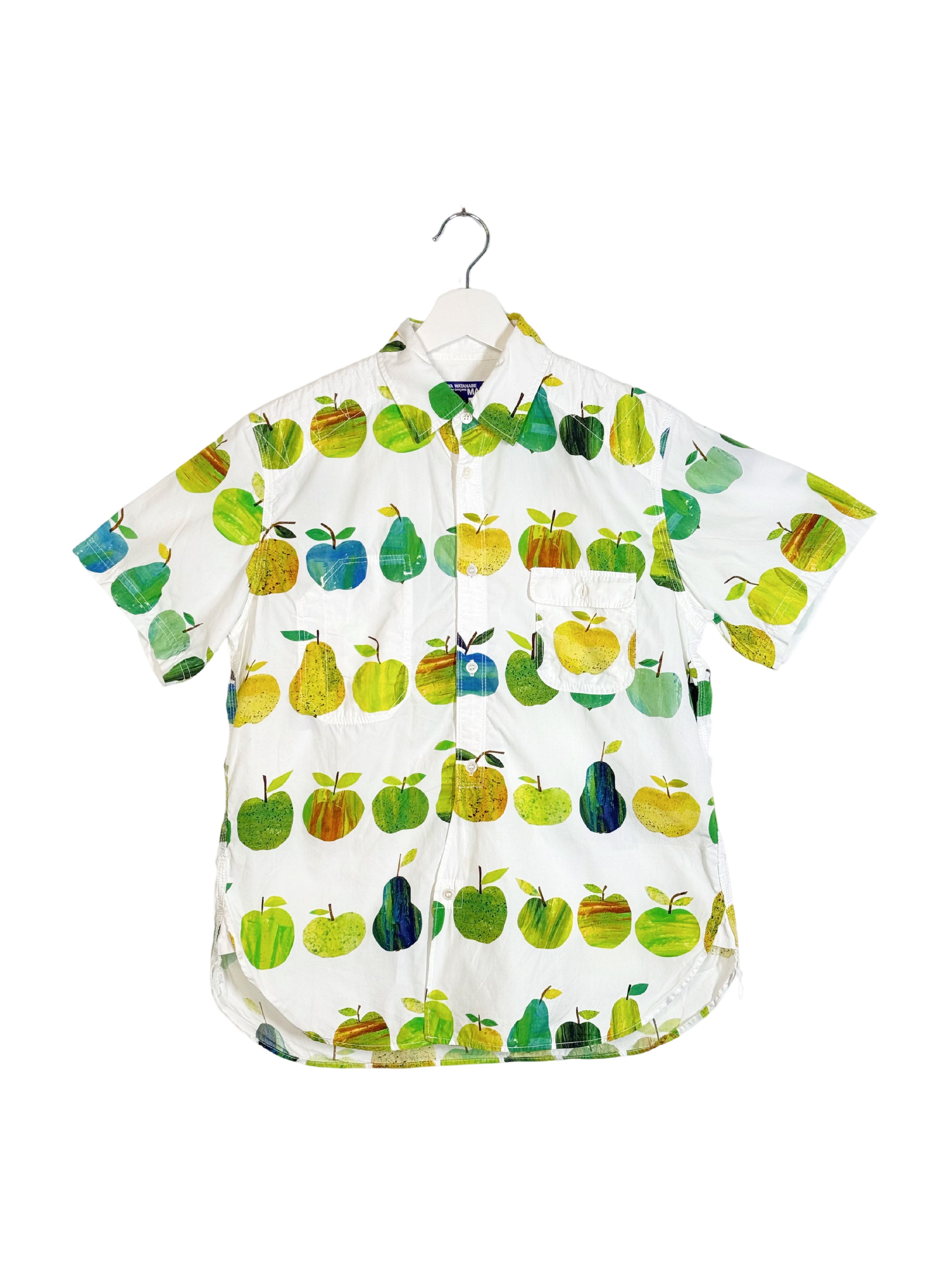 Junya Watanabe MAN 2019SS Runway Tracey English Collab Apple All-Over Print Shirt