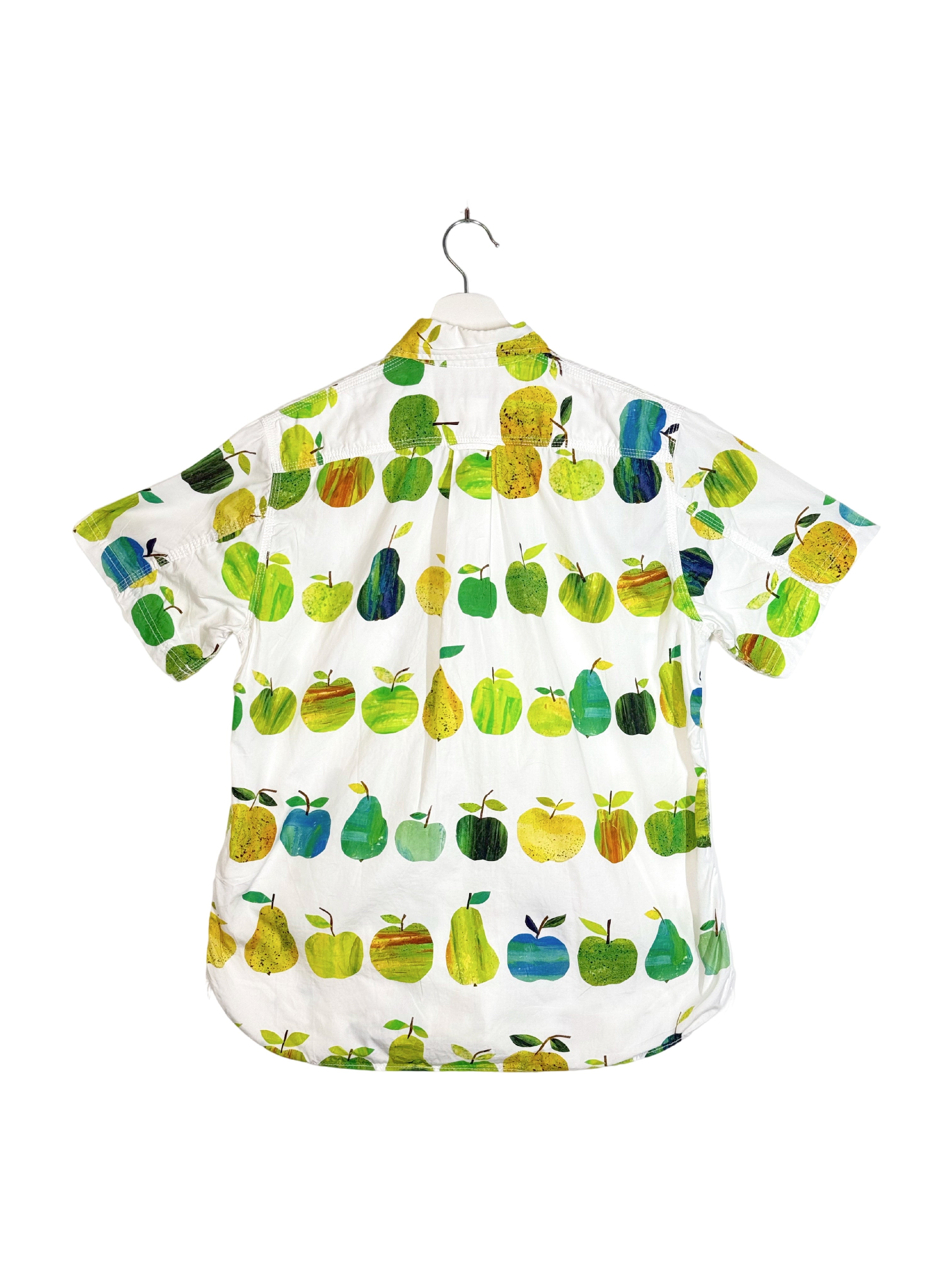 Junya Watanabe MAN 2019SS Runway Tracey English Collab Apple All-Over Print Shirt