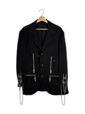 Yohji Yamamoto Pour Homme 2018SS Runway Buddha Chain Blazer Jacket