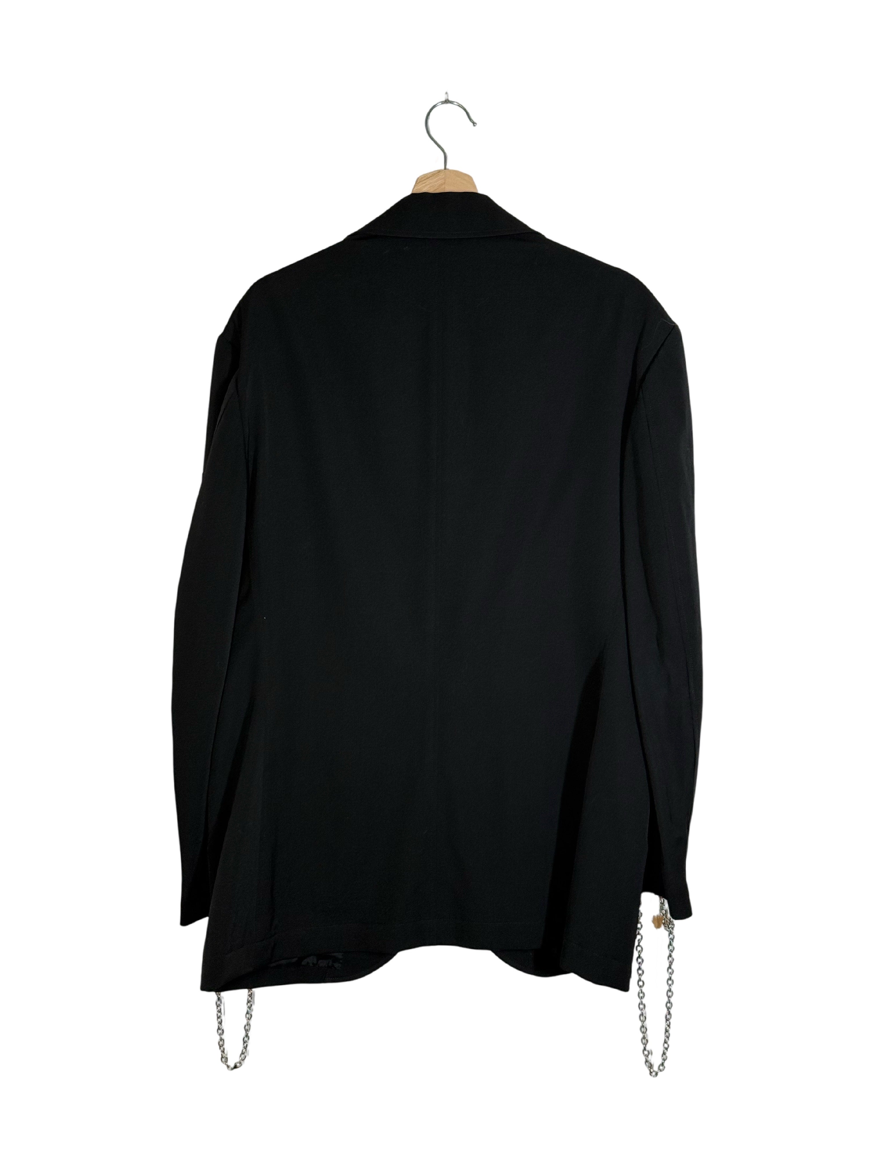 Yohji Yamamoto Pour Homme 2018SS Runway Buddha Chain Blazer Jacket