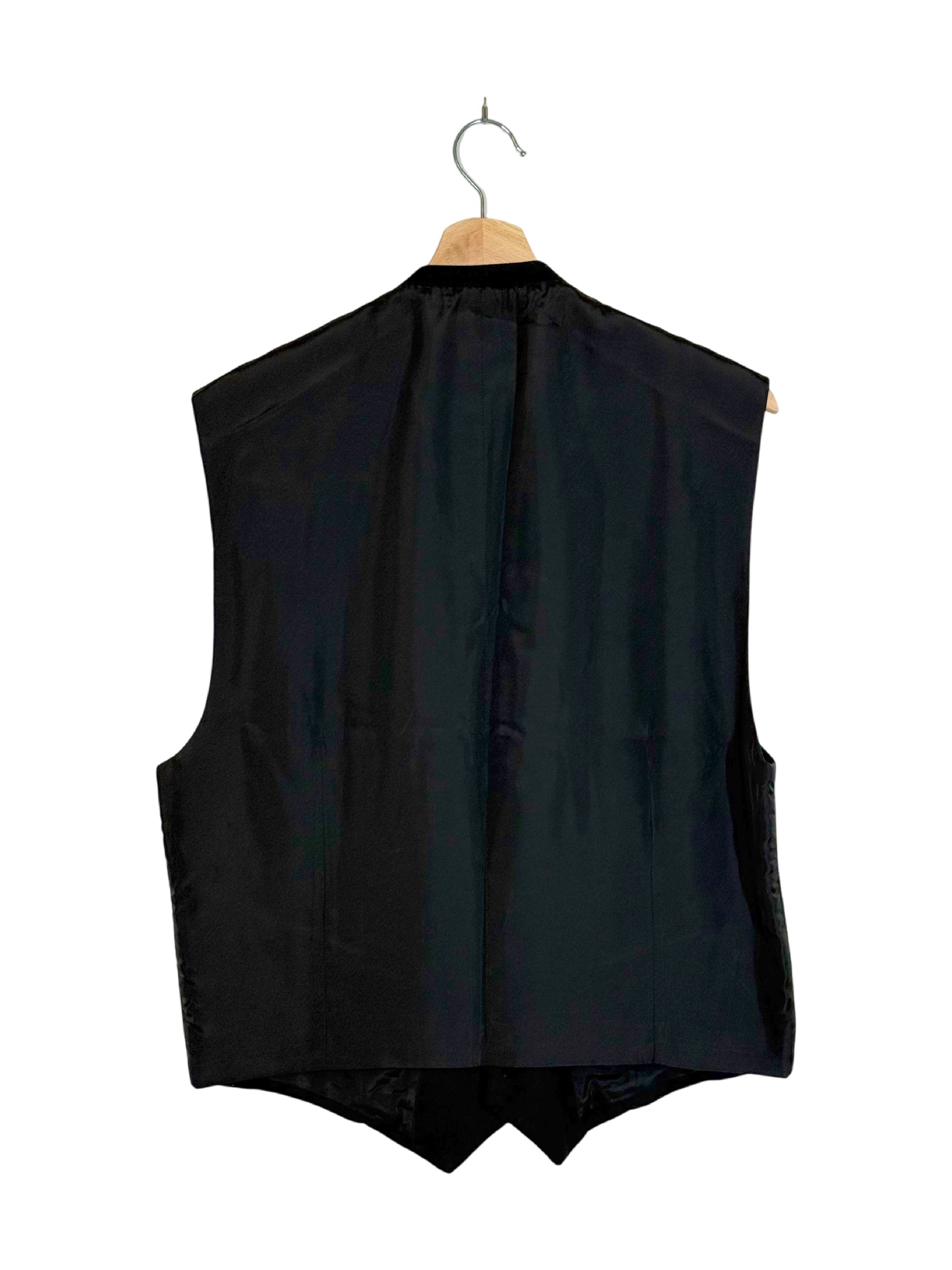 Comme Des Garcons Homme Plus 1995AW Runway Sleep Footprint and Numerals Wool Vest