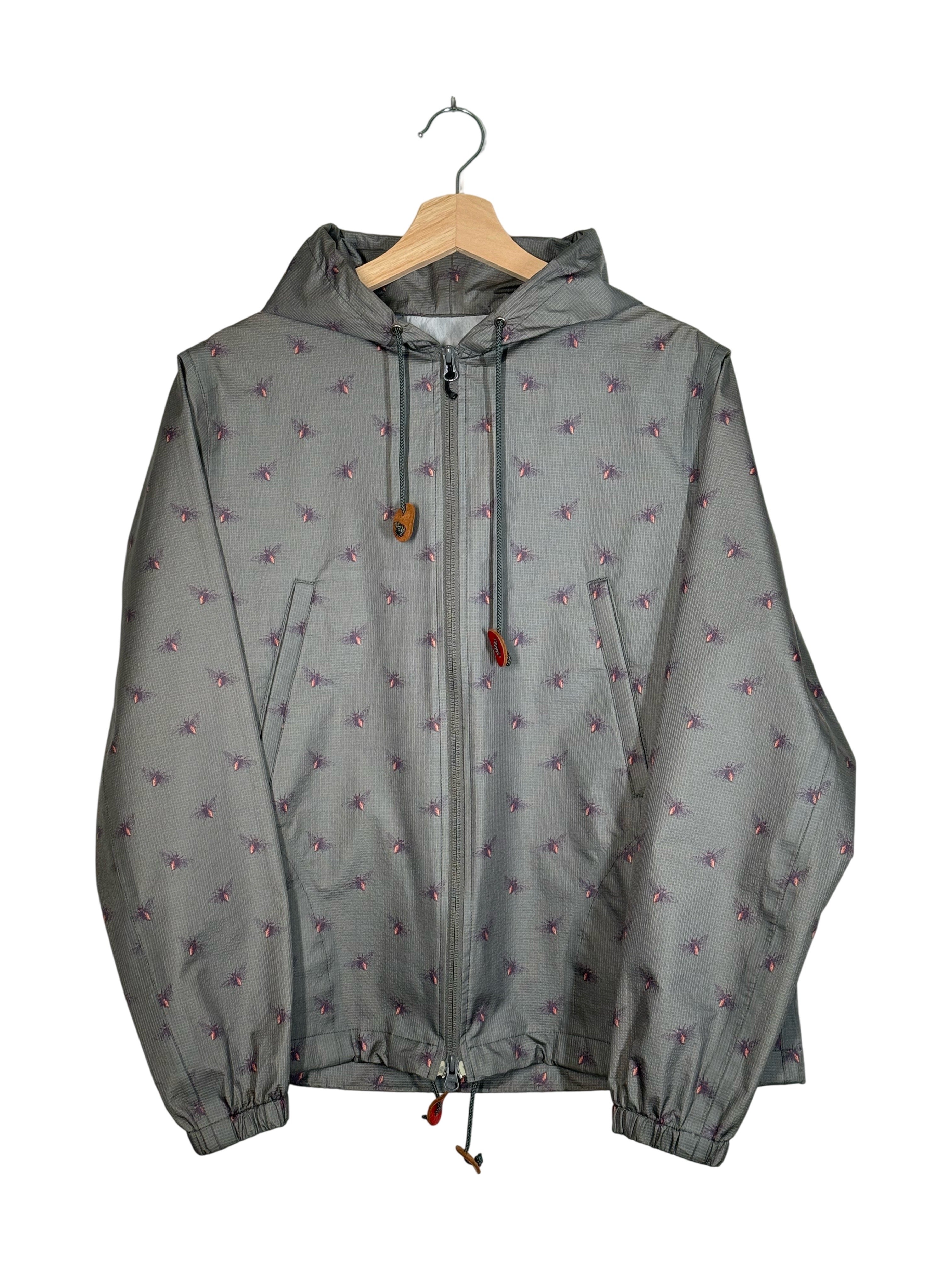 Undercover 2013SS Runway Talking Heads Insect Print Windbreaker