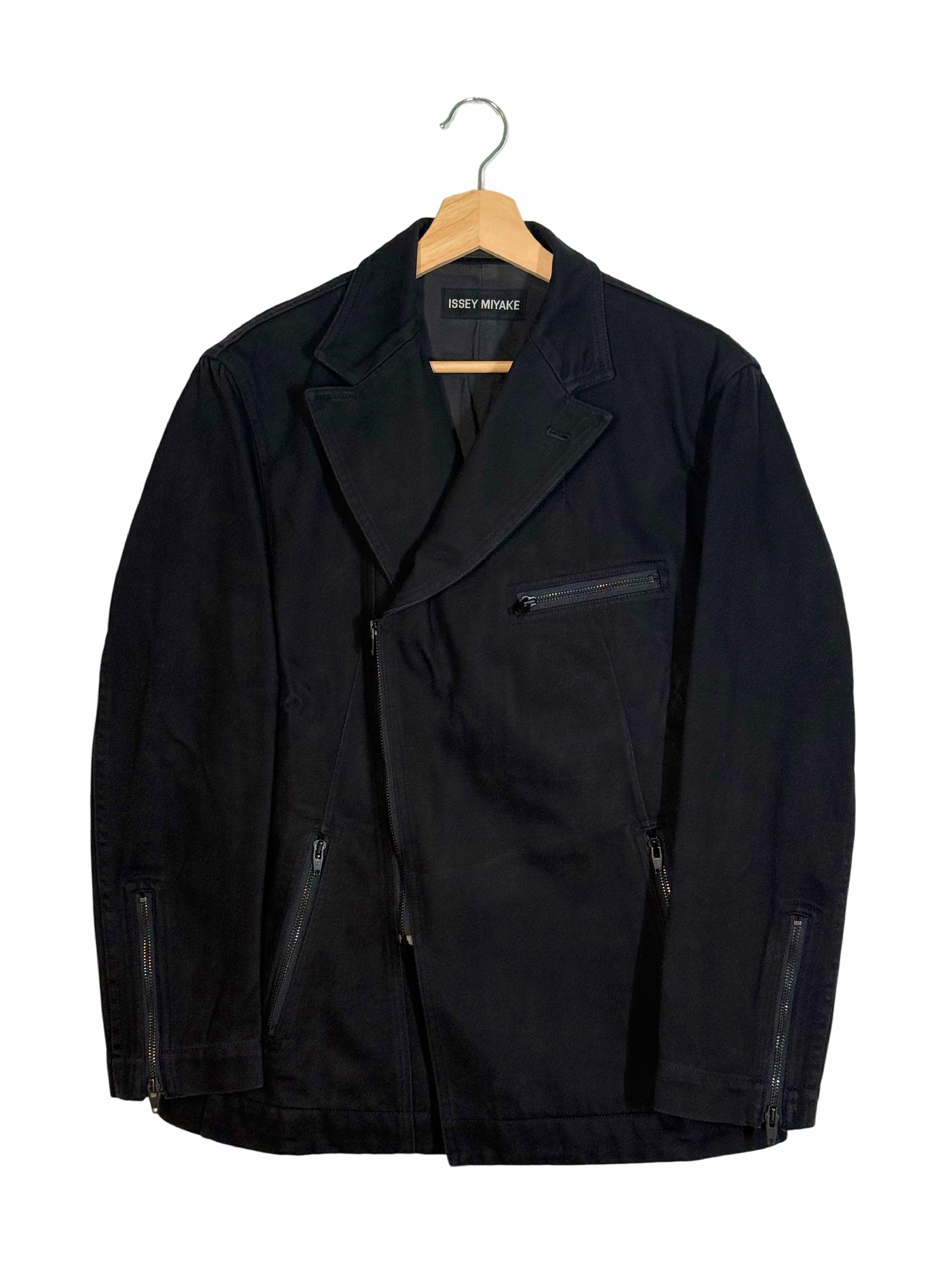 Issey Miyake 2003AW Runway Heavy Cotton Biker Jacket