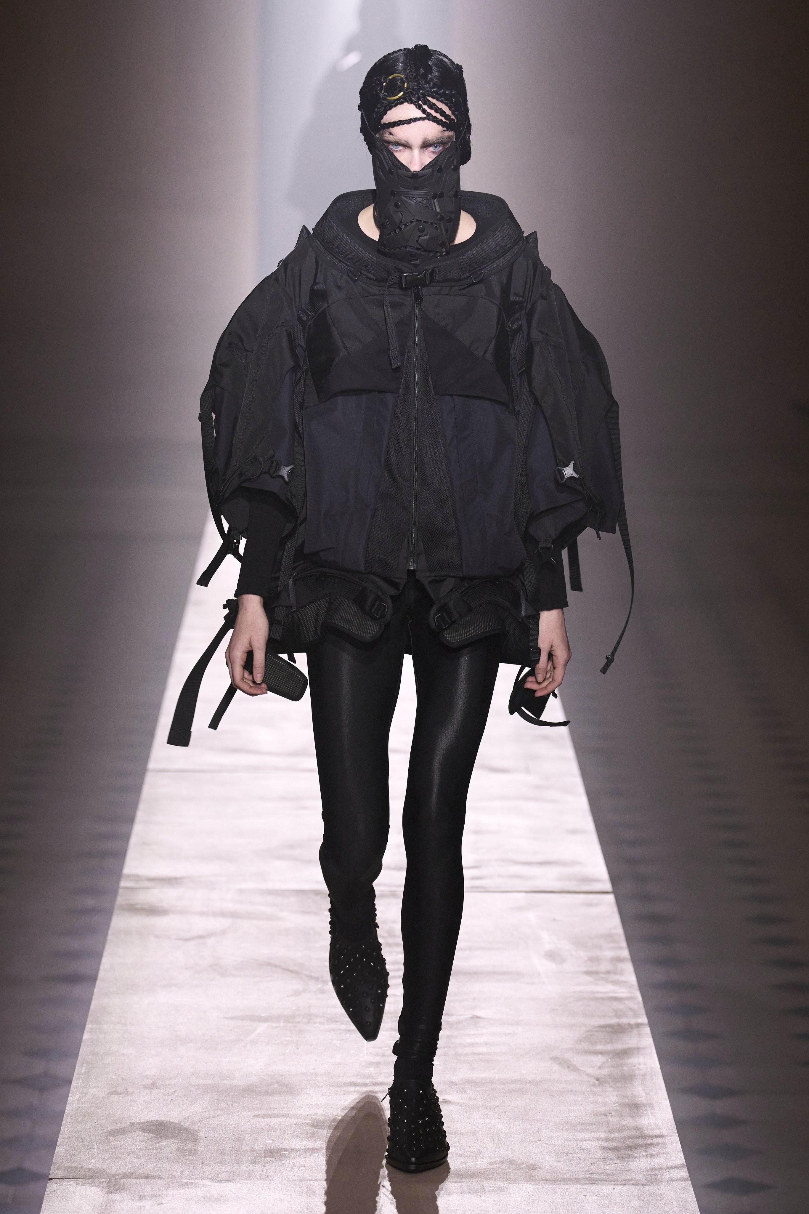 Junya Watanabe 2023AW Runway Kashmir Deconstructed Backpack Reassembled Jacket