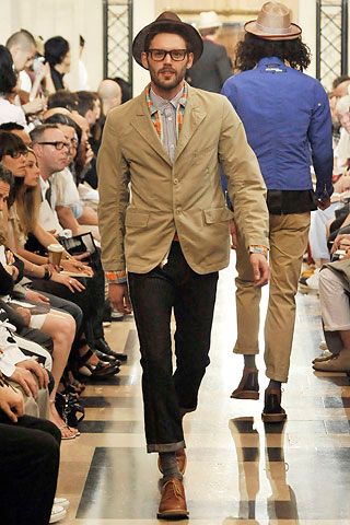 Junya Watanabe MAN 2009SS Road Trip Runway Collection Curved-Hem Jacket
