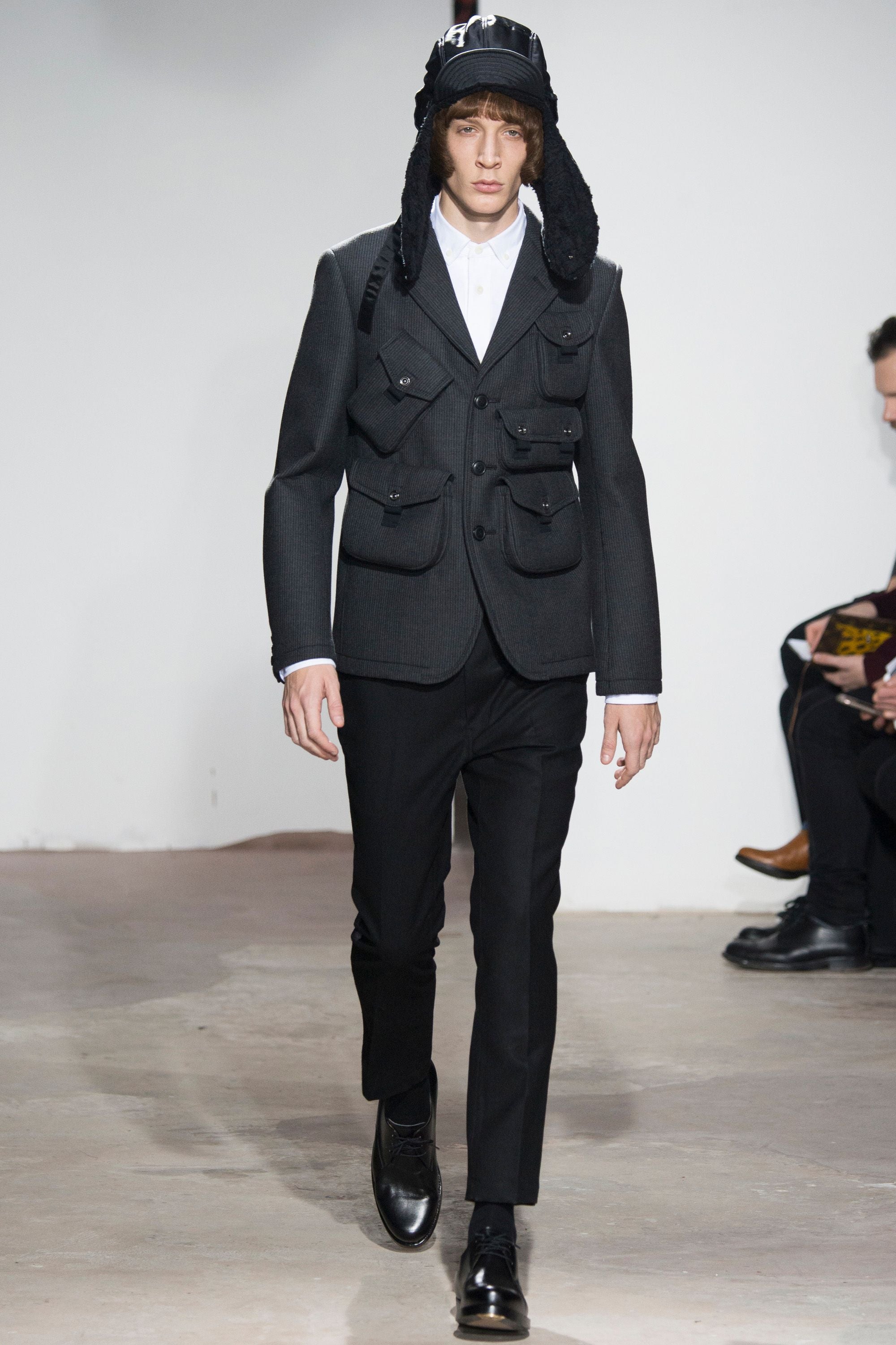 Junya Watanabe MAN 2016AW Runway Neoprene Multi-Pocket Cargo Blazer
