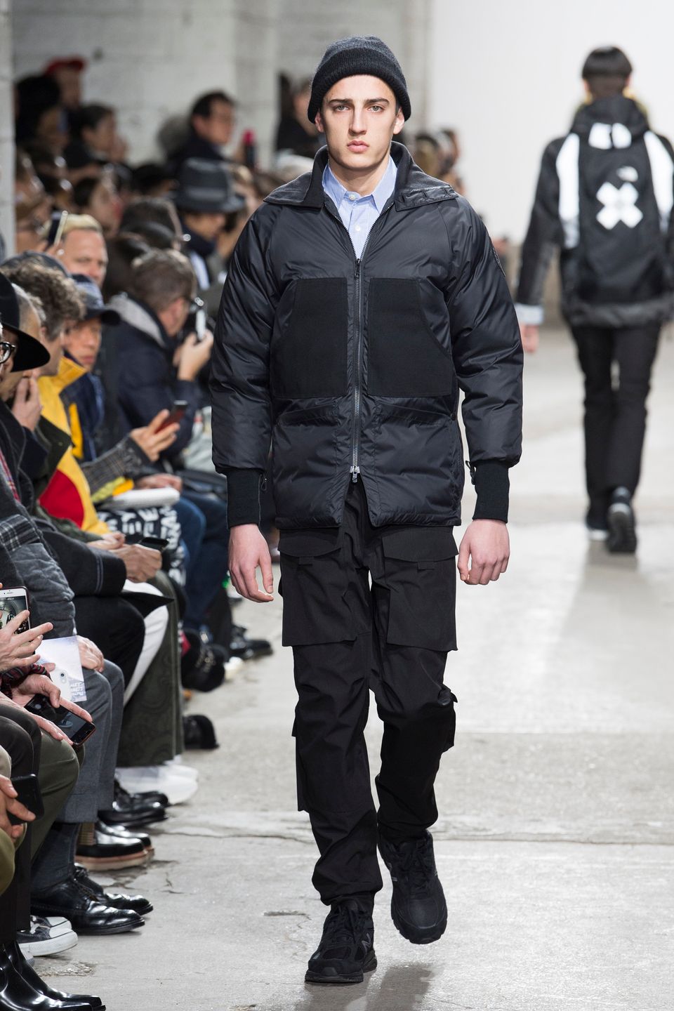 Junya Watanabe MAN 2018AW Runway Canada Goose Collab Black Puffer Down Jacket