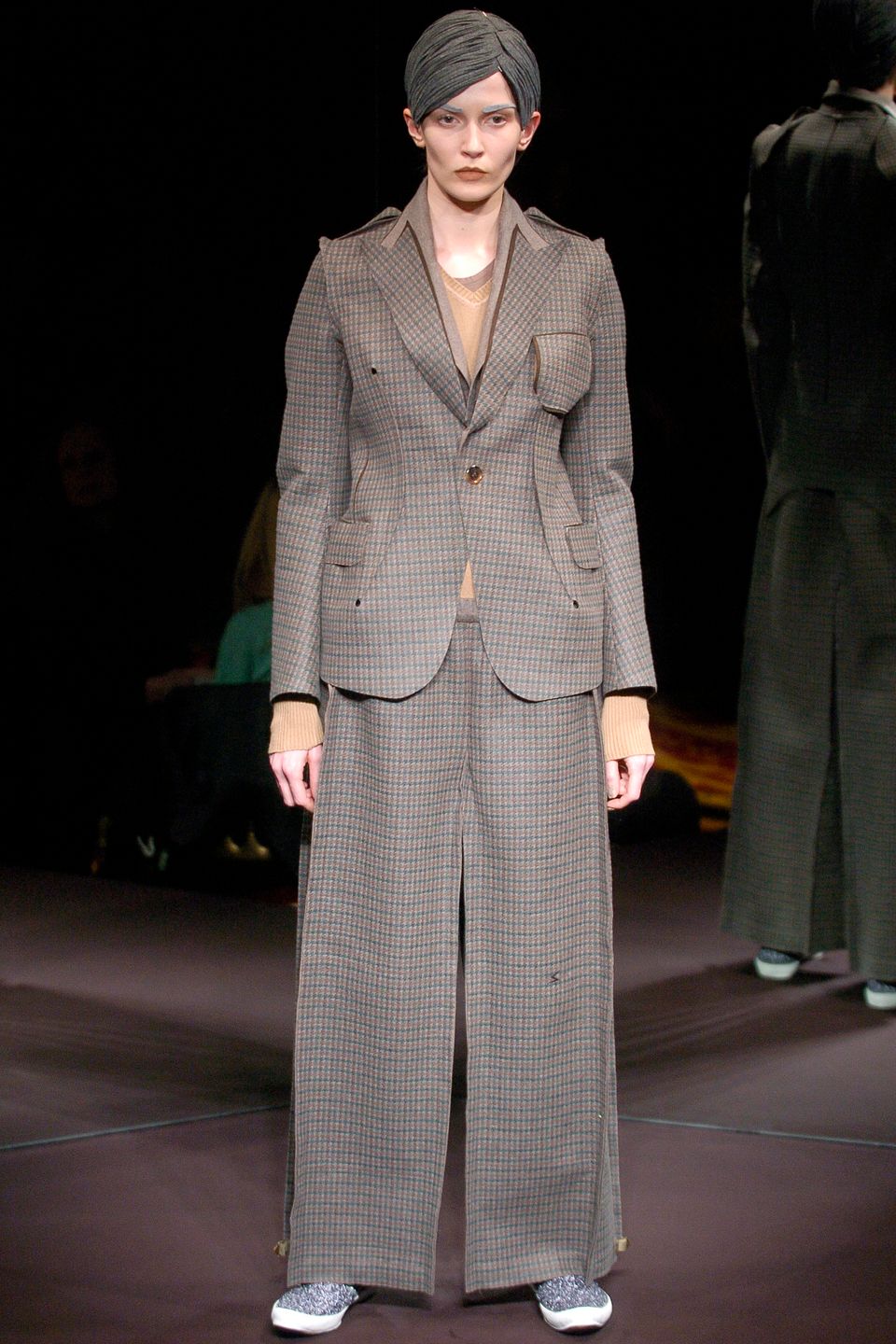 Undercover 2005AW Runway Arts and Crafts Deconstructed Wool Blend Blazer