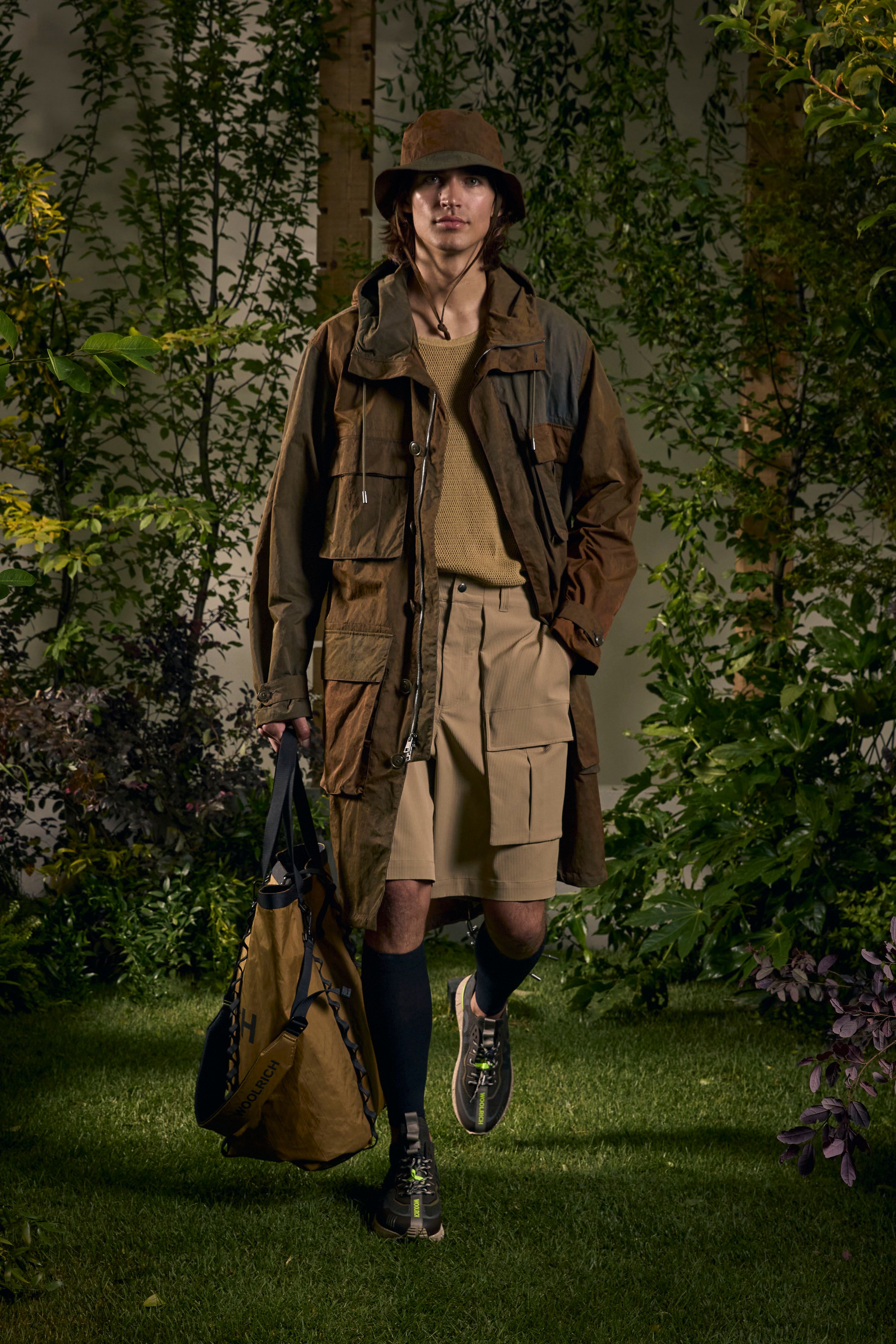 Todd Snyder x Woolrich 2025SS Runway Garment-Dyed Trench Coat