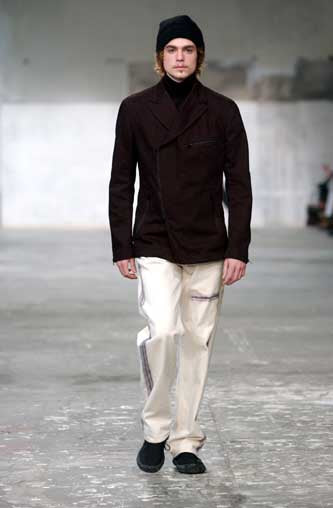 Issey Miyake 2003AW Runway Heavy Cotton Biker Jacket