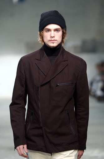 Issey Miyake 2003AW Runway Heavy Cotton Biker Jacket