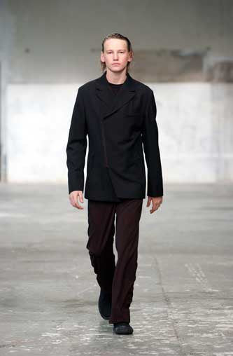Issey Miyake 2003AW Runway Heavy Cotton Biker Jacket