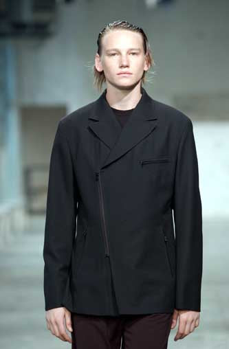 Issey Miyake 2003AW Runway Heavy Cotton Biker Jacket